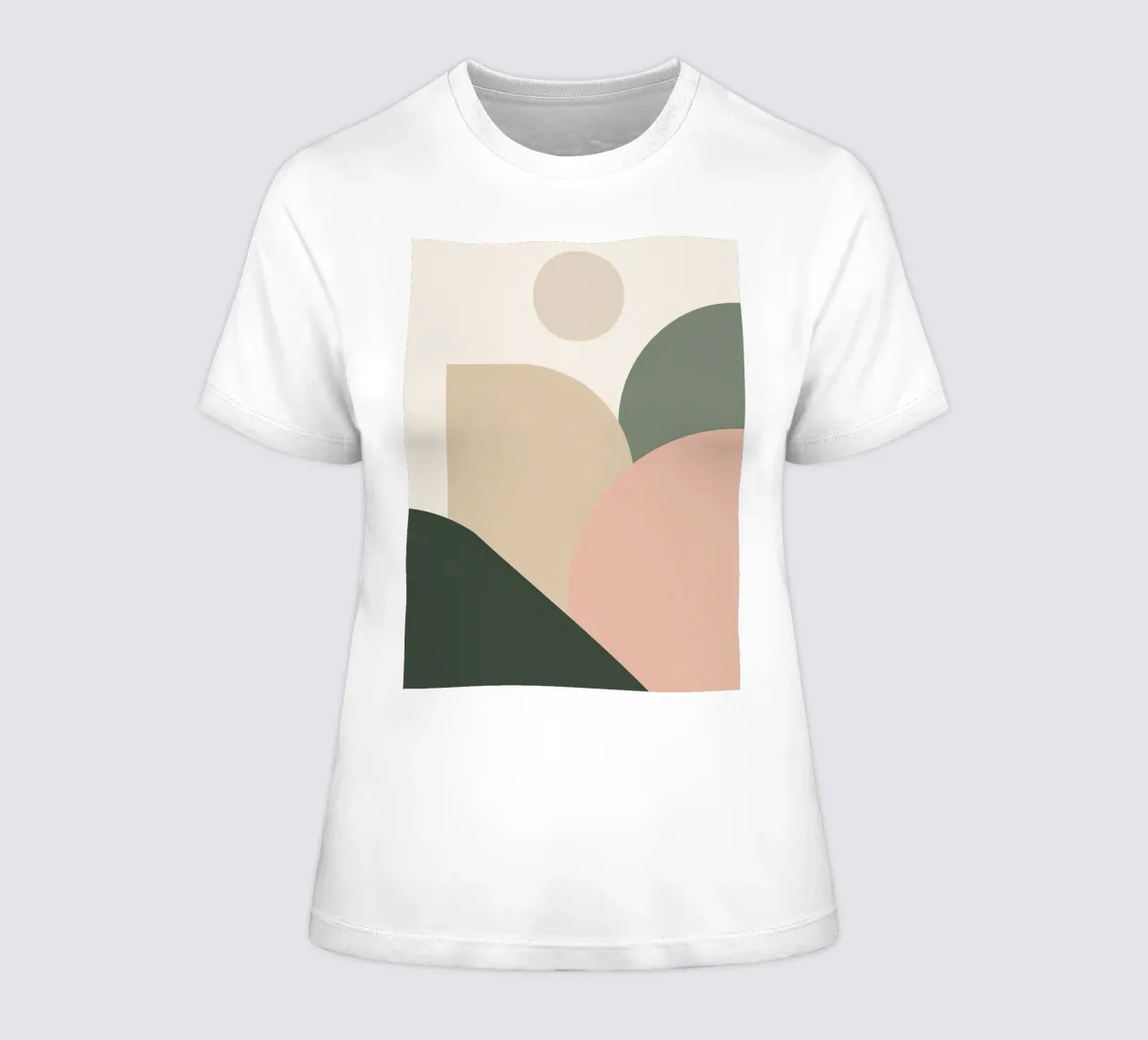 Forme geometriche astratte con colori tenui t-shirt da donna da DesignDoodle