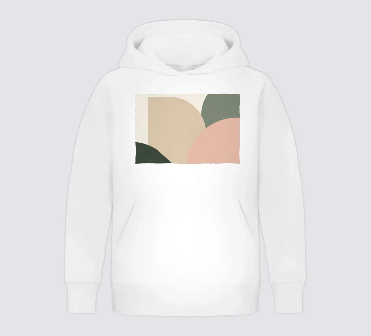 Forme geometriche astratte con colori tenui felpa bambino con cappuccio da DesignDoodle
