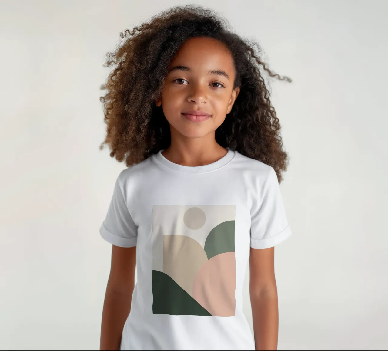 Forme geometriche astratte con colori tenui t-shirt bambini da DesignDoodle
