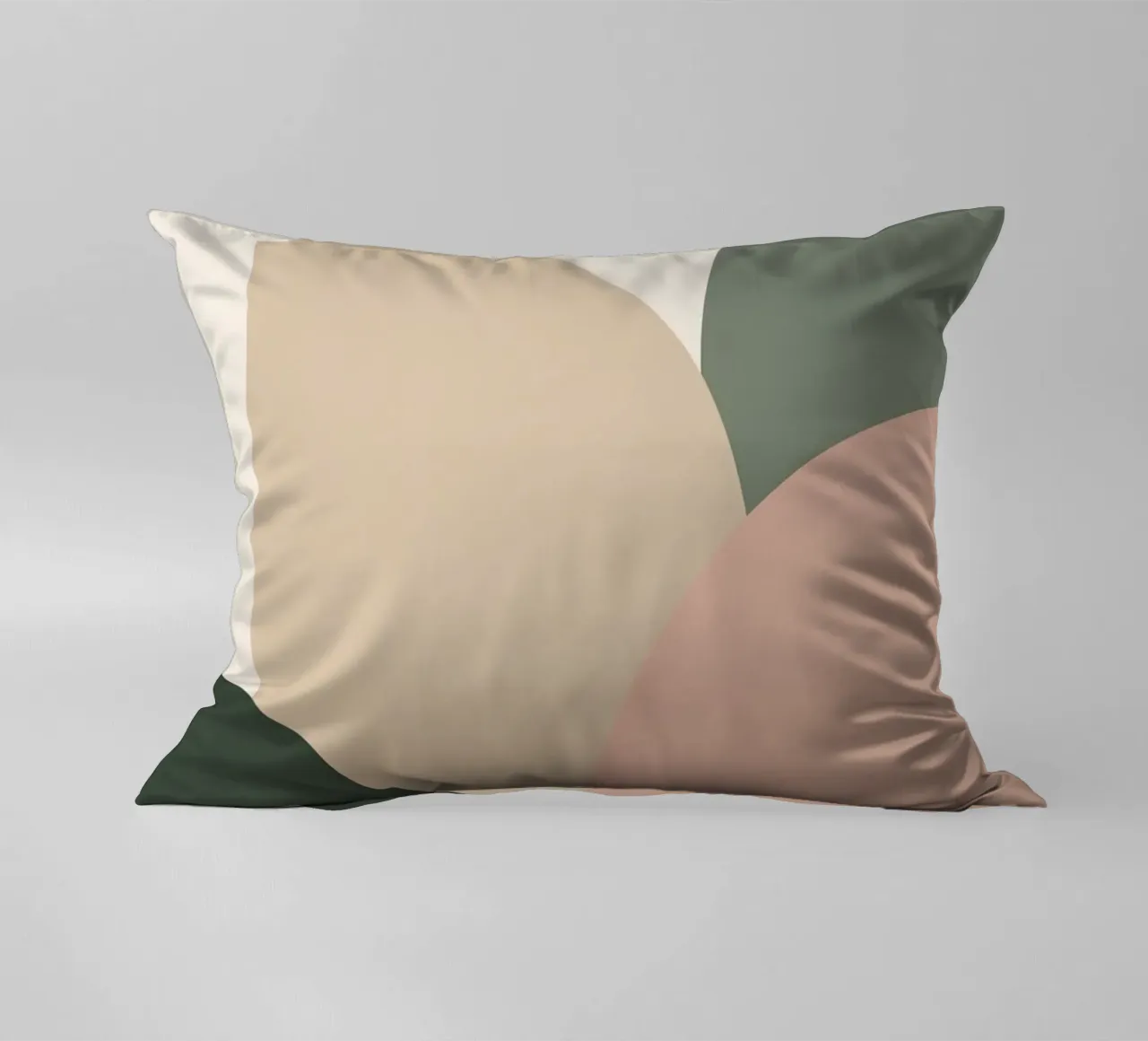 Forme geometriche astratte con colori tenui cuscino da DesignDoodle