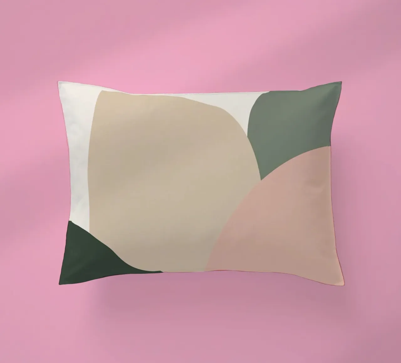 Forme geometriche astratte con colori tenui cuscino da DesignDoodle