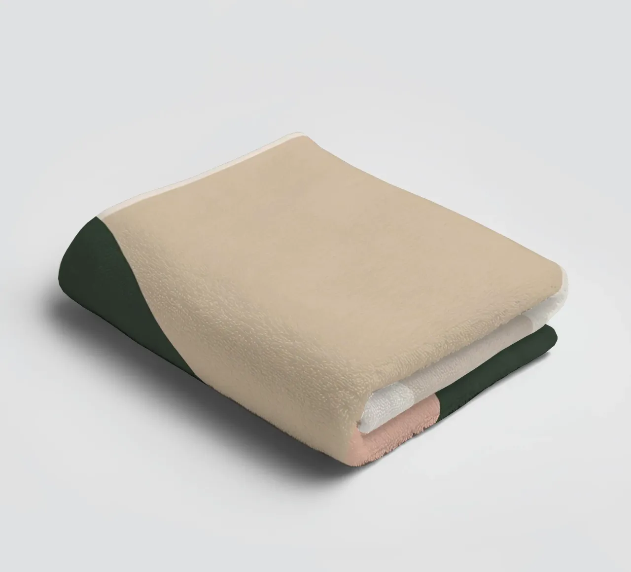 Forme geometriche astratte con colori tenui asciugamano da bagno da DesignDoodle