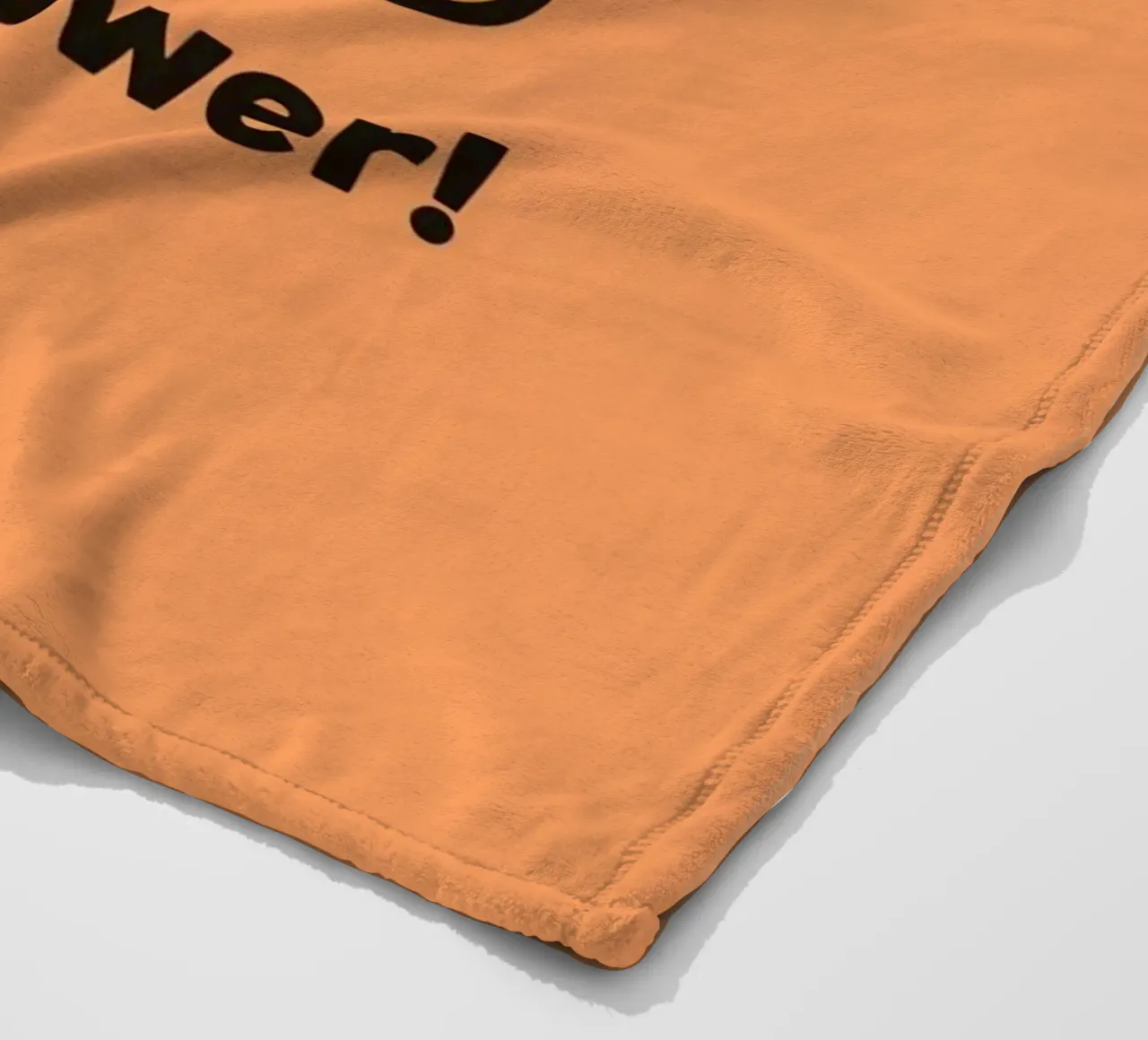 Un simpatico cartone animato sull'hamburger "Grill Power coperta in pile da DesignDoodle