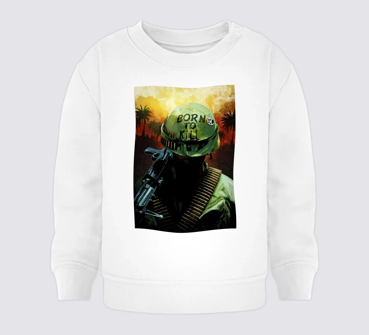 Full Metal Jacket felpa neonato da nabakumov
