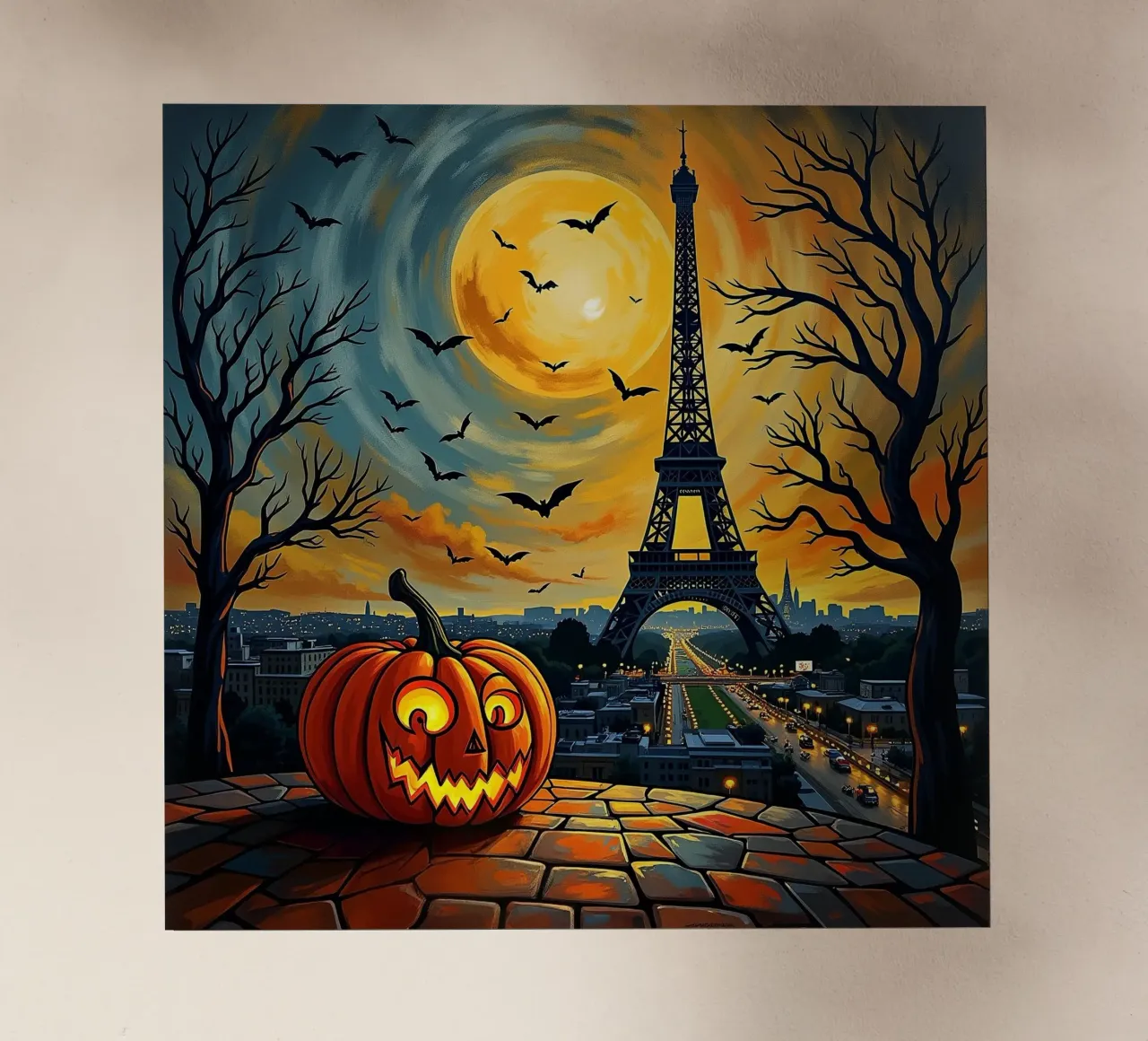 Halloween in città, "Parigi"_2 pellicola backlit da Fantasie & Mystikwelten by LK