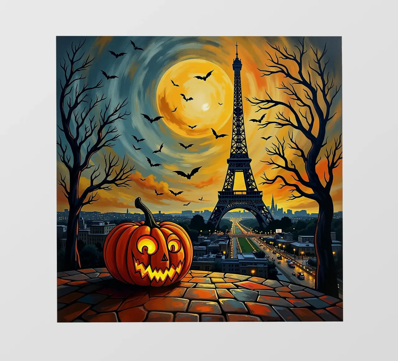 Halloween in città, "Parigi"_2 pellicola backlit da Fantasie & Mystikwelten by LK