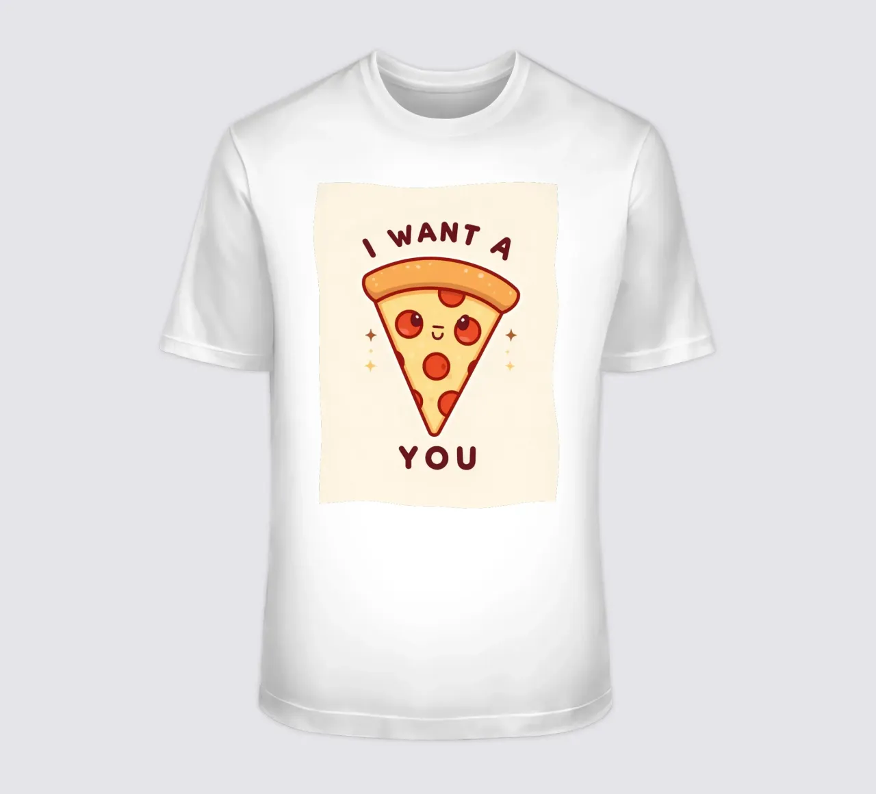 "Voglio una pizza per te" t-shirt da DesignDoodle