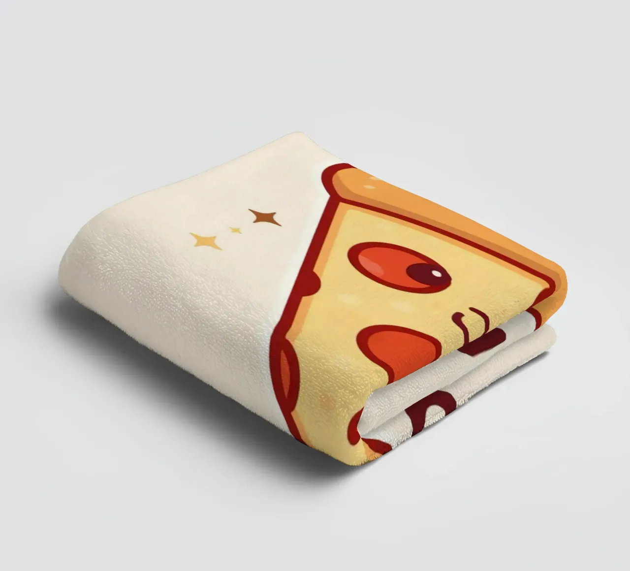 "Voglio una pizza per te" asciugamano da bagno da DesignDoodle