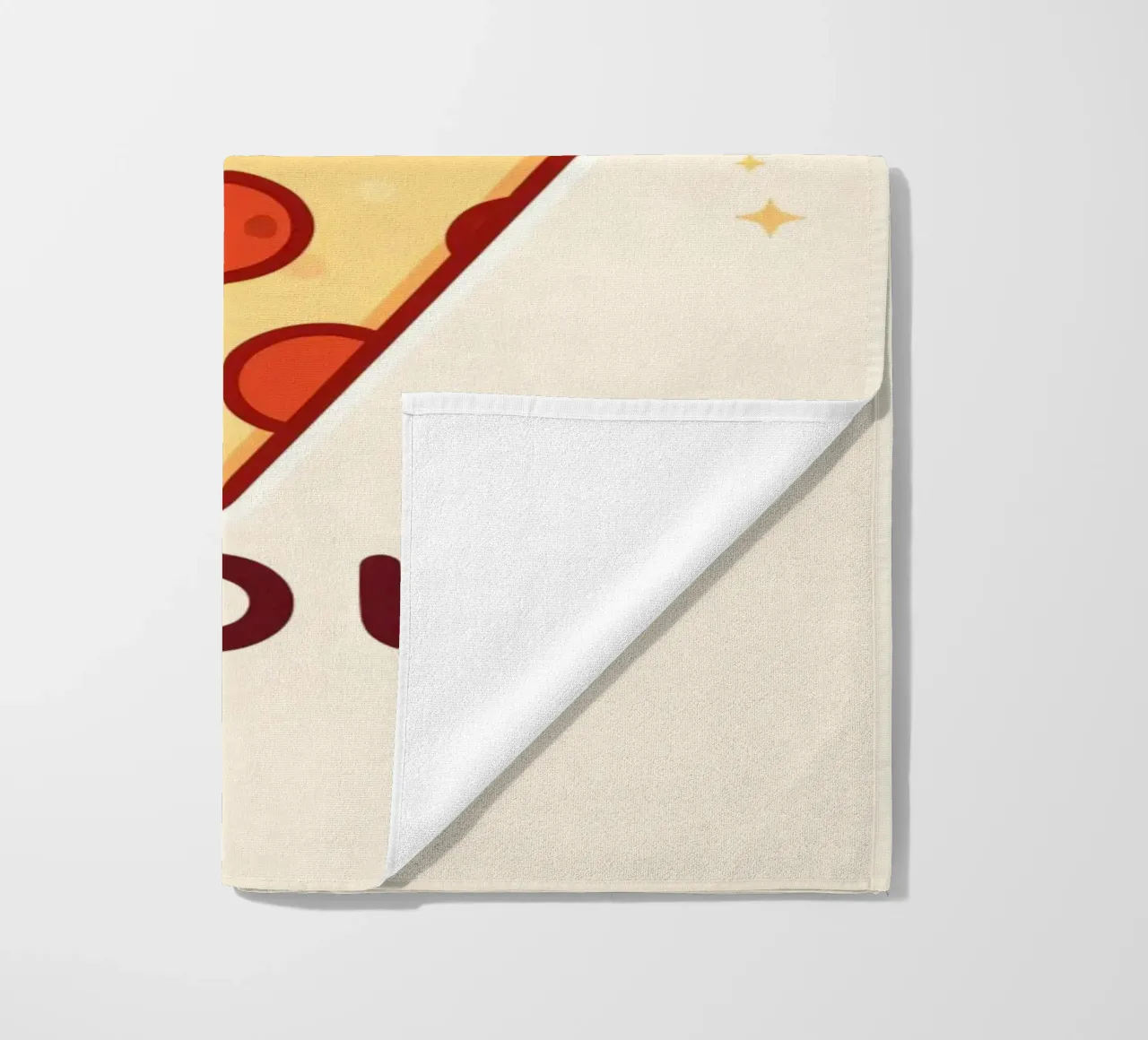 "Voglio una pizza per te" telo mare da DesignDoodle