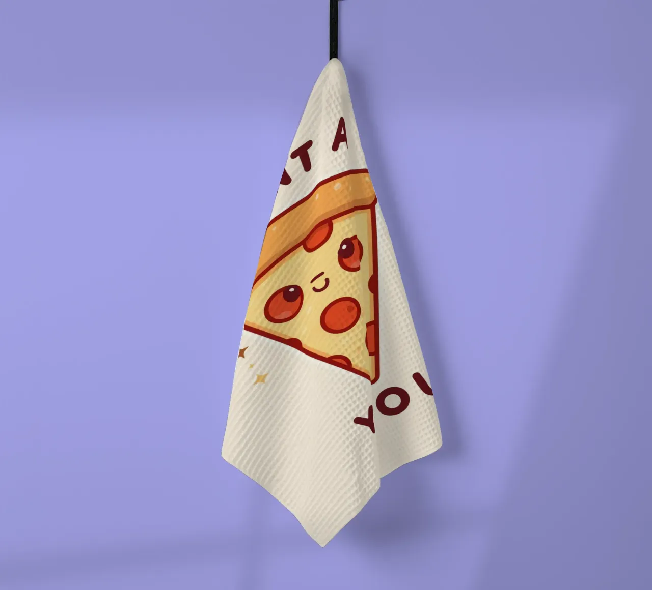 "Voglio una pizza per te" canovaccio da cucina da DesignDoodle