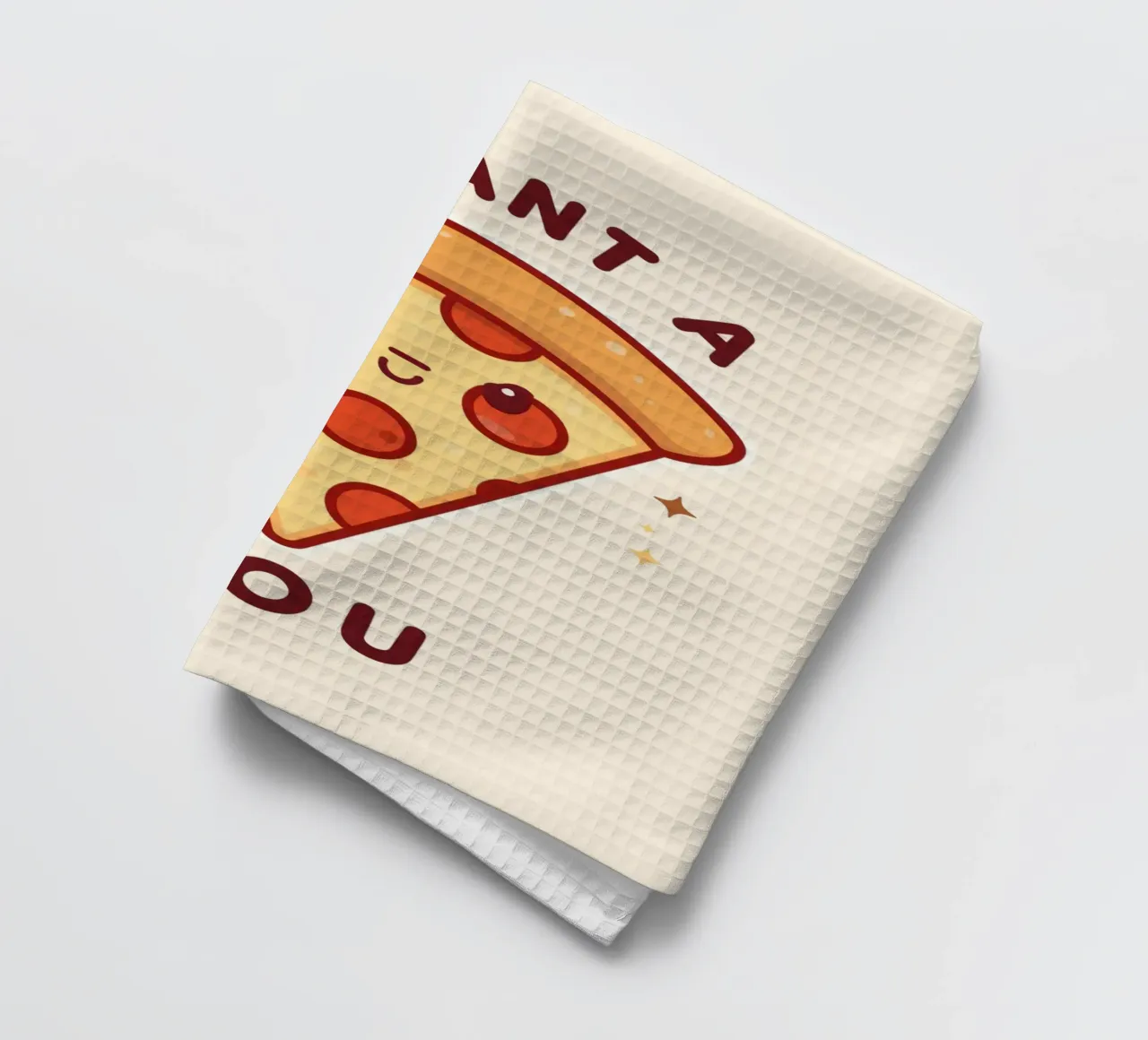 "Voglio una pizza per te" canovaccio da cucina da DesignDoodle