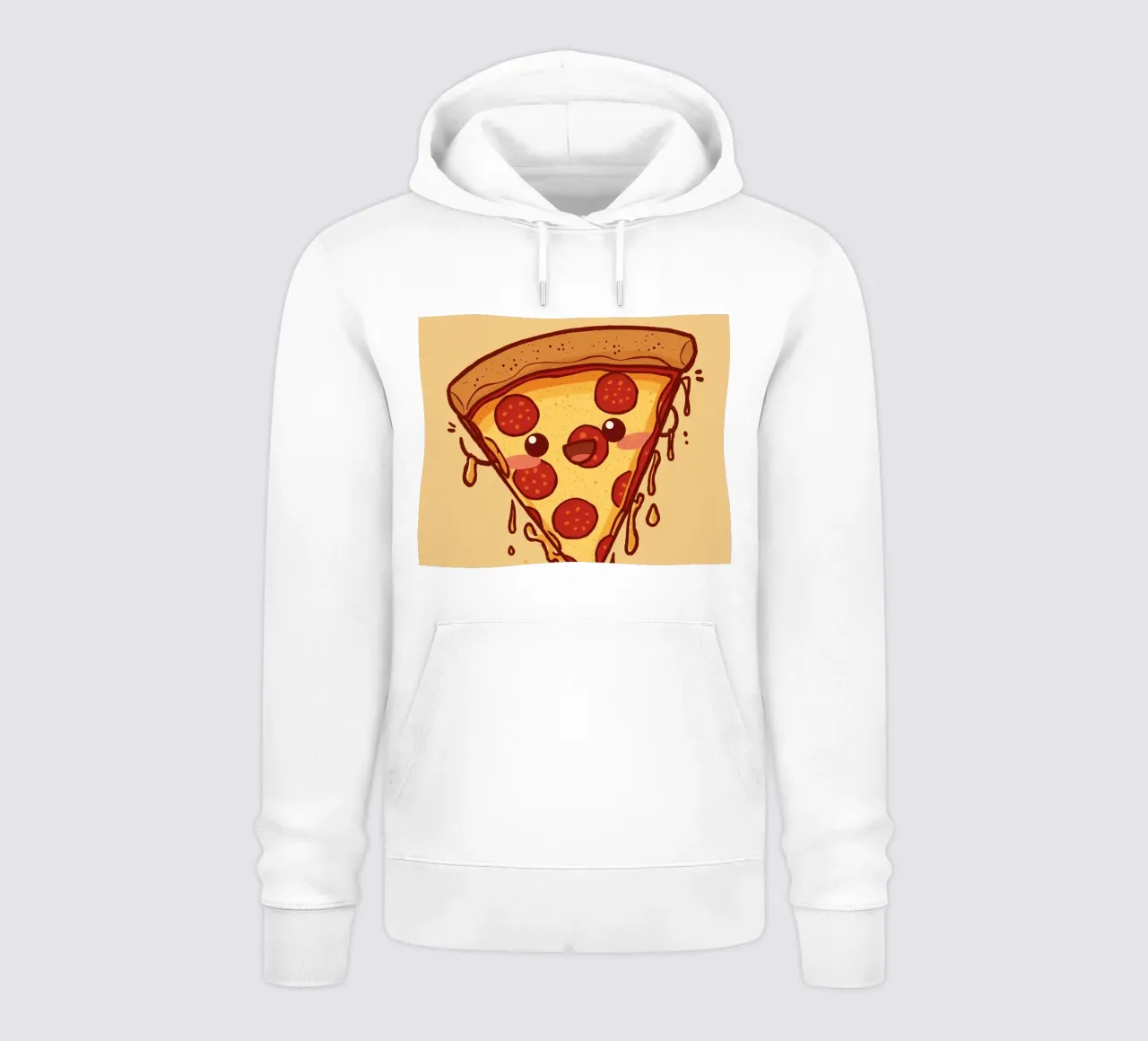 "Powered by Pepperoni" felpa con cappuccio da DesignDoodle