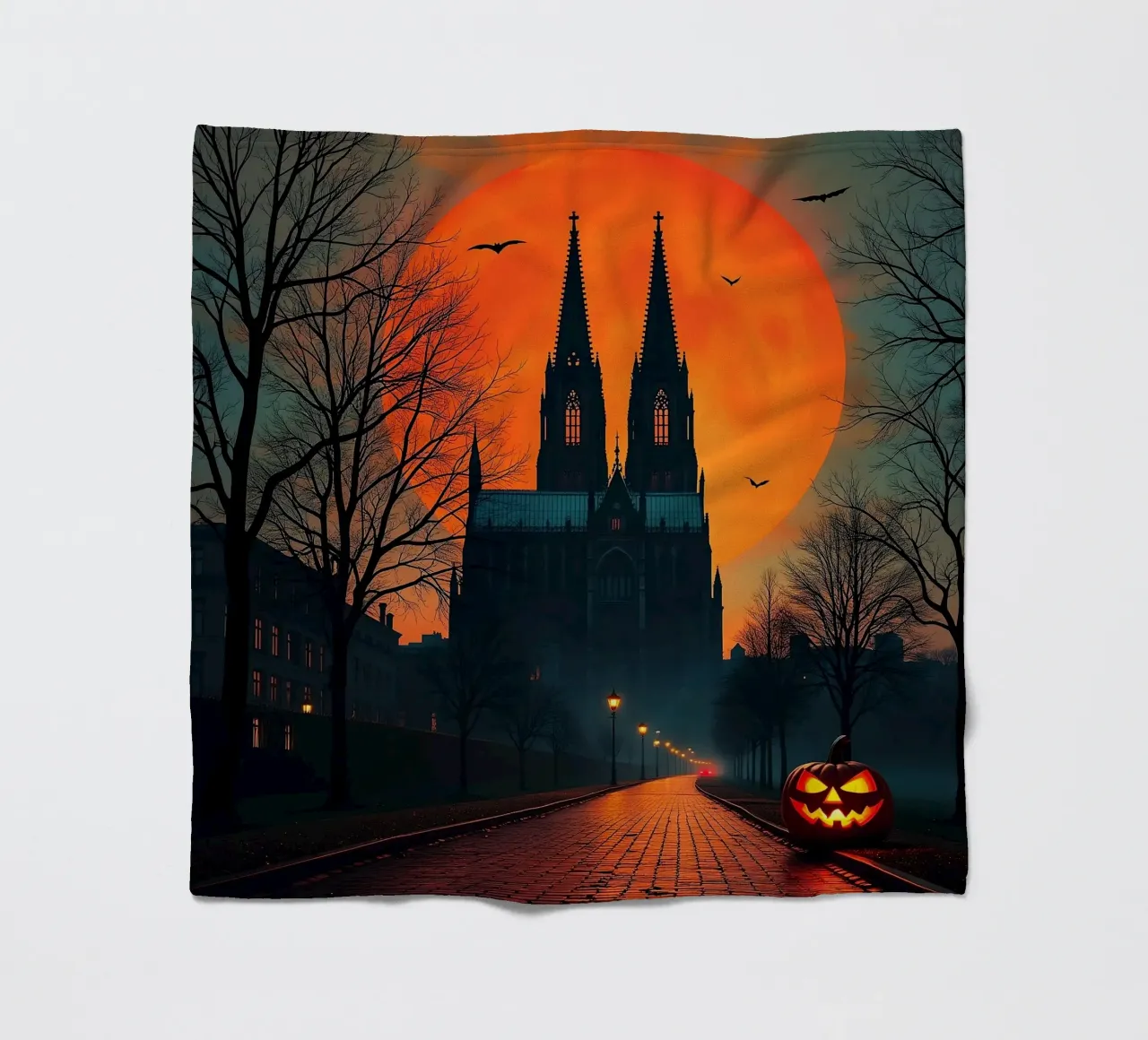 Halloween in città_"Colonia"_3 coperta in pile da Fantasie & Mystikwelten by LK
