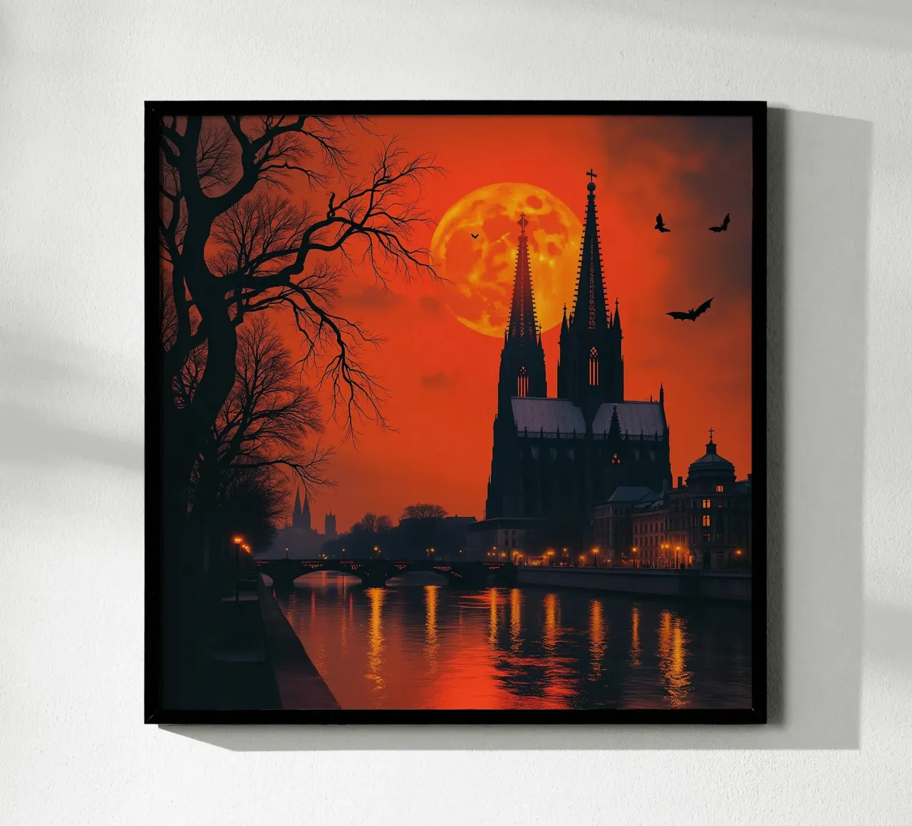 Halloween in città, "Colonia"_4 carta hahnemühle da Fantasie & Mystikwelten by LK