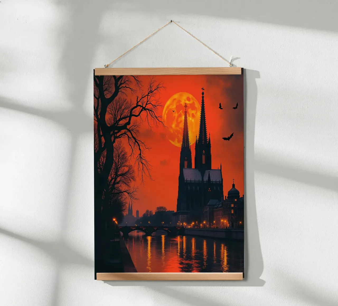 Halloween in città, "Colonia"_4 carta hahnemühle da Fantasie & Mystikwelten by LK