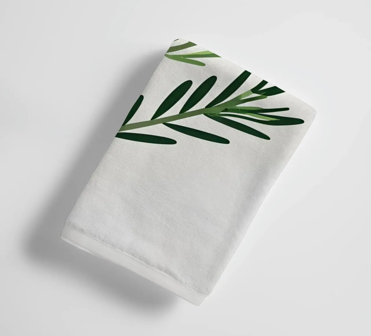 Rosmarin-Zweig Handtuch von Botanical Gallery