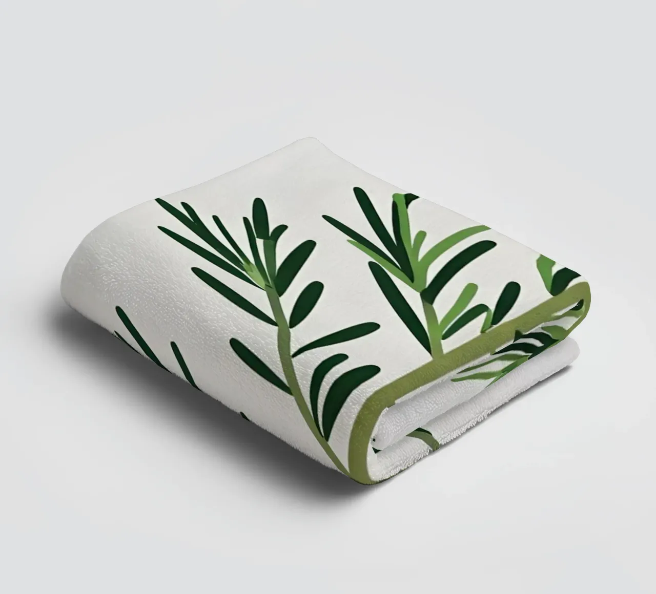 Rosmarin-Zweig Handtuch von Botanical Gallery