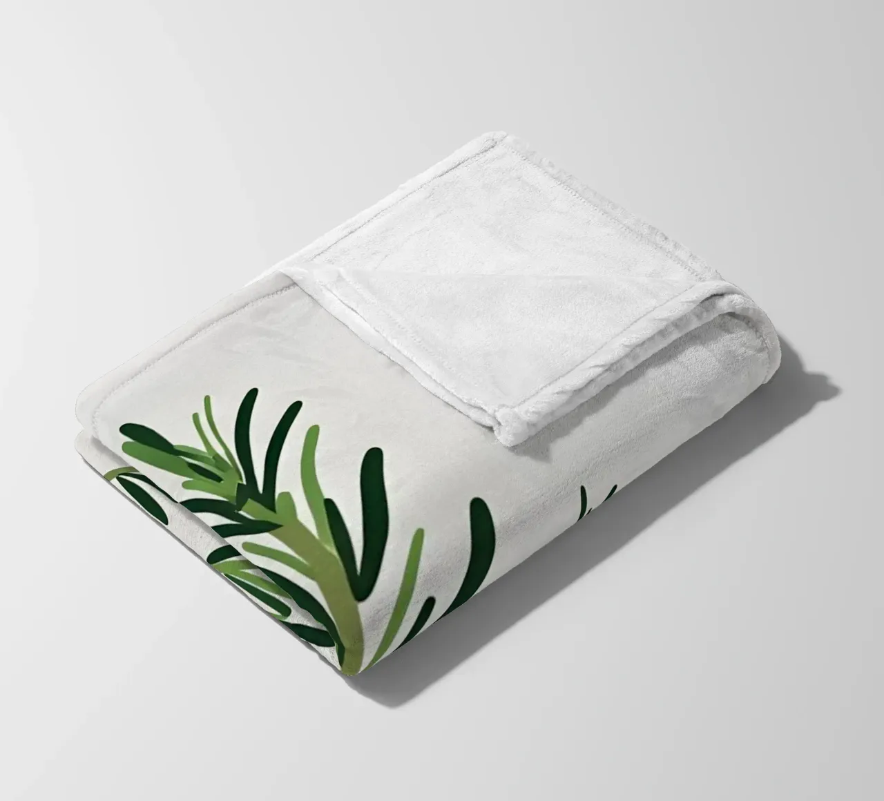 Rosmarin-Zweig Fleecedecke von Botanical Gallery
