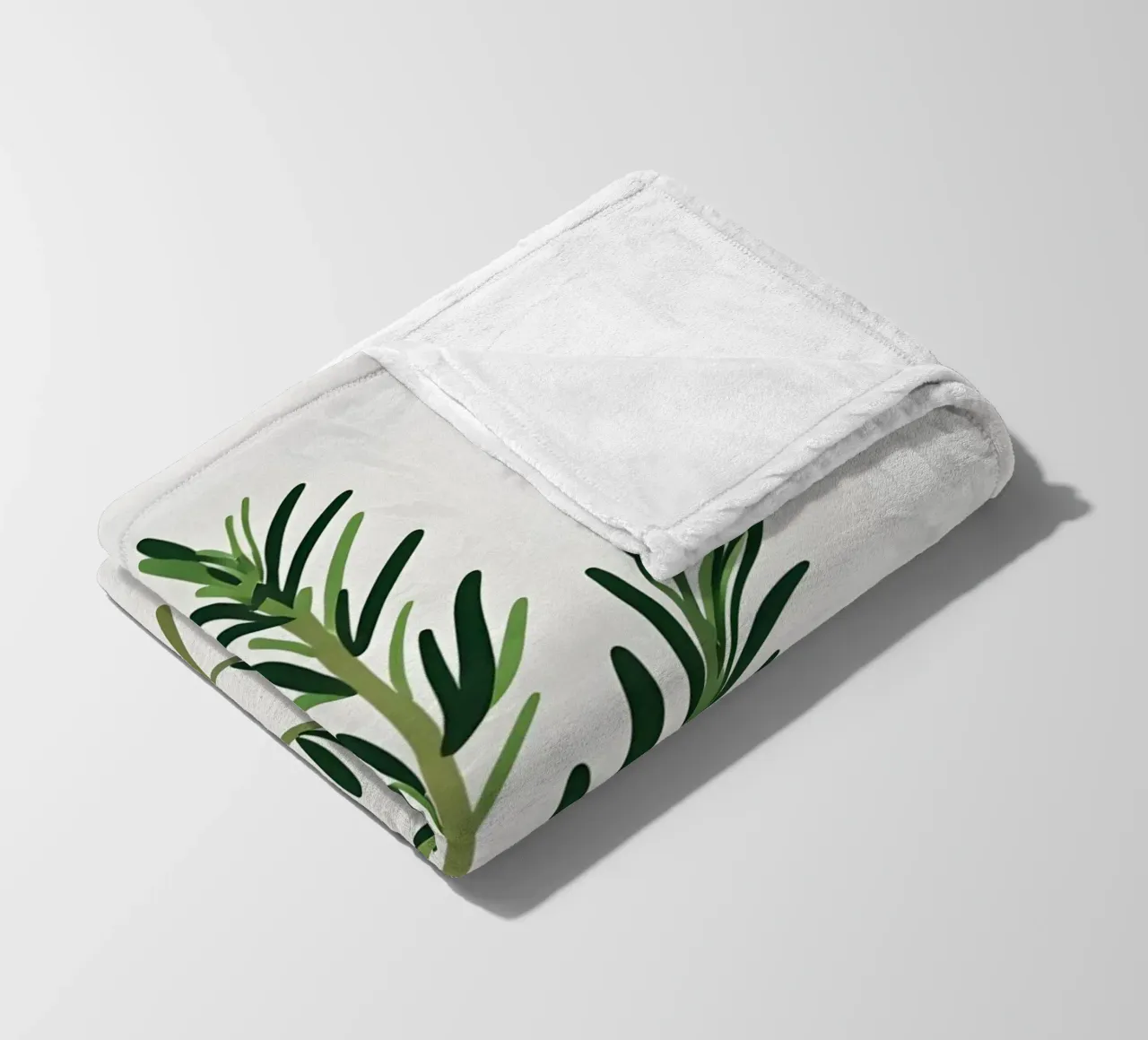 Rosmarin-Zweig Fleecedecke von Botanical Gallery