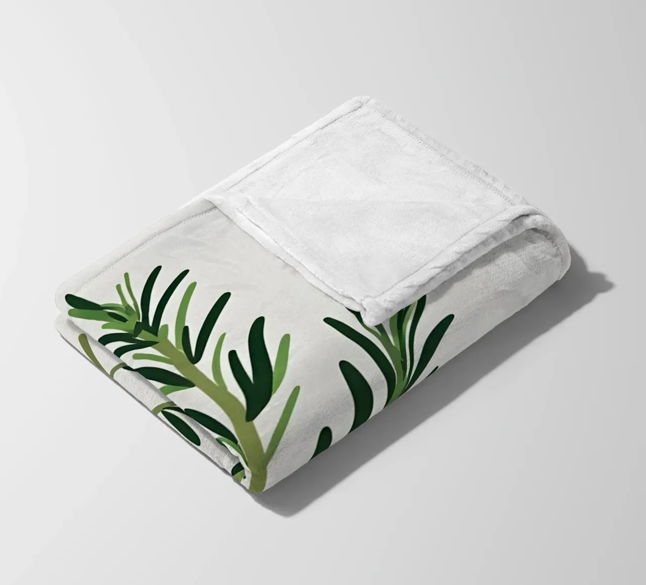 Rosmarin-Zweig Fleecedecke von Botanical Gallery