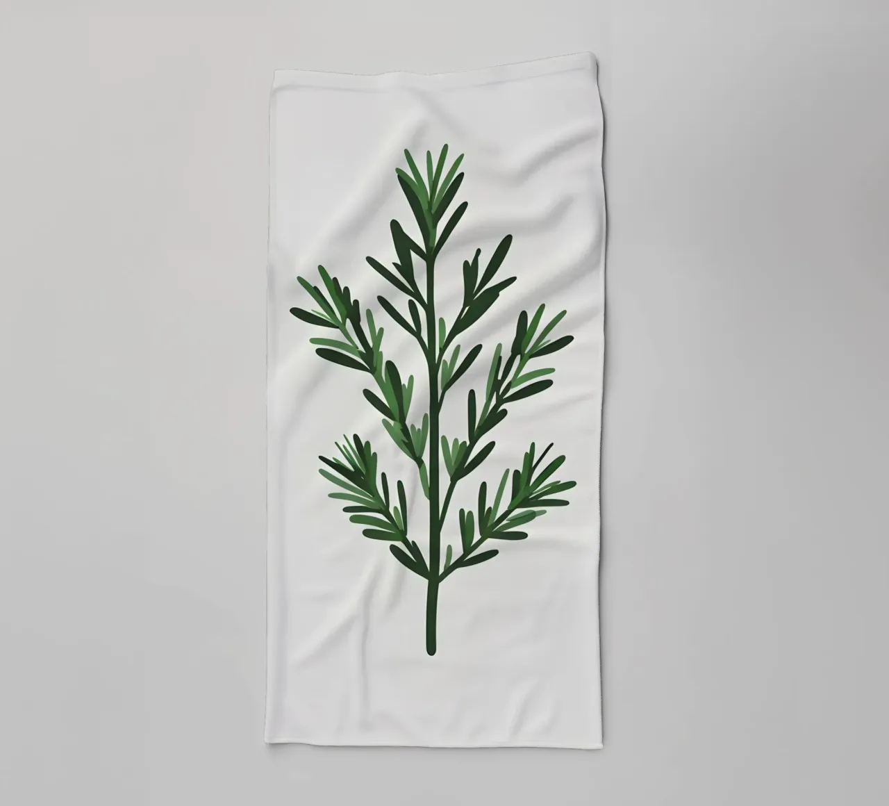 Rosmarin-Zweig Handtuch von Botanical Gallery