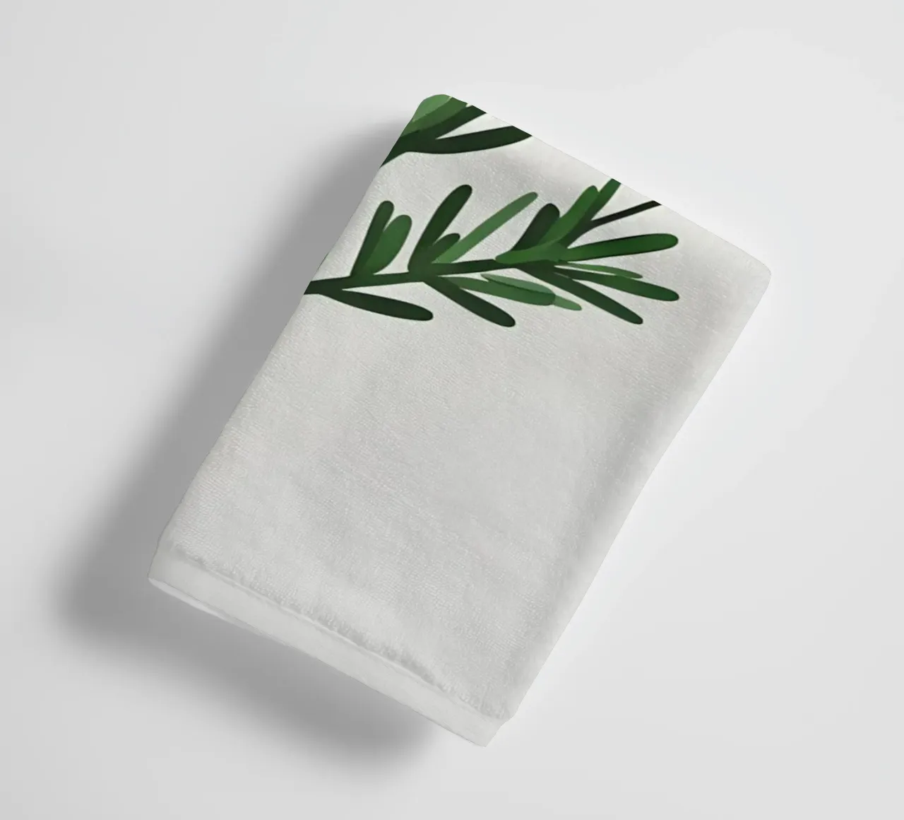 Rosmarin-Zweig Handtuch von Botanical Gallery