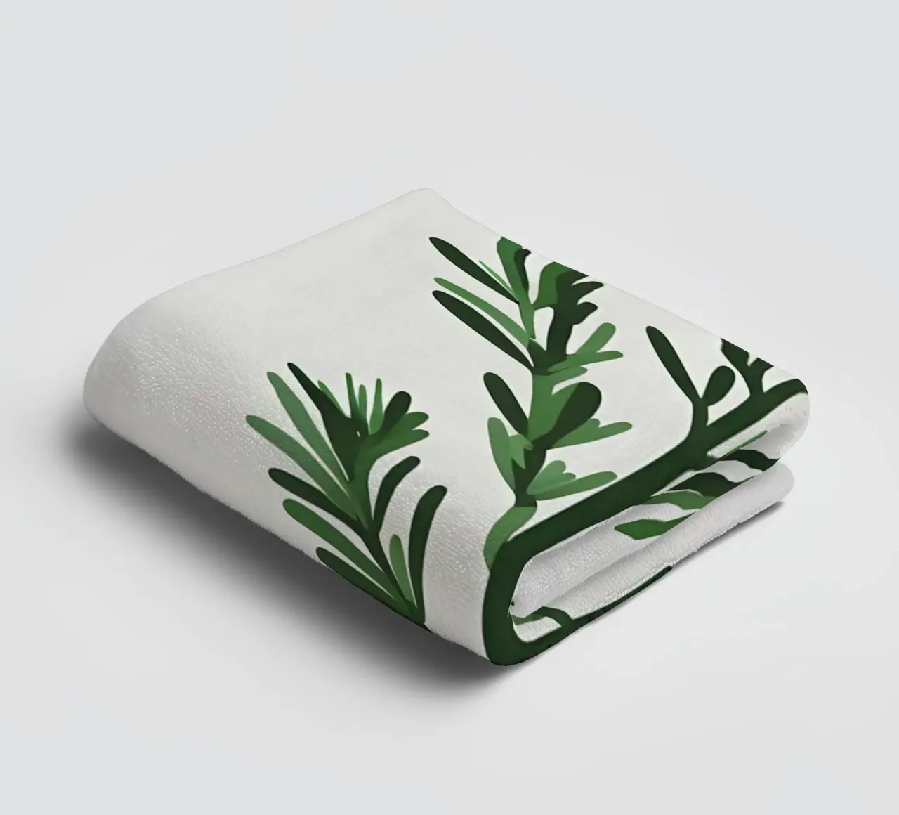 Rosmarin-Zweig Handtuch von Botanical Gallery