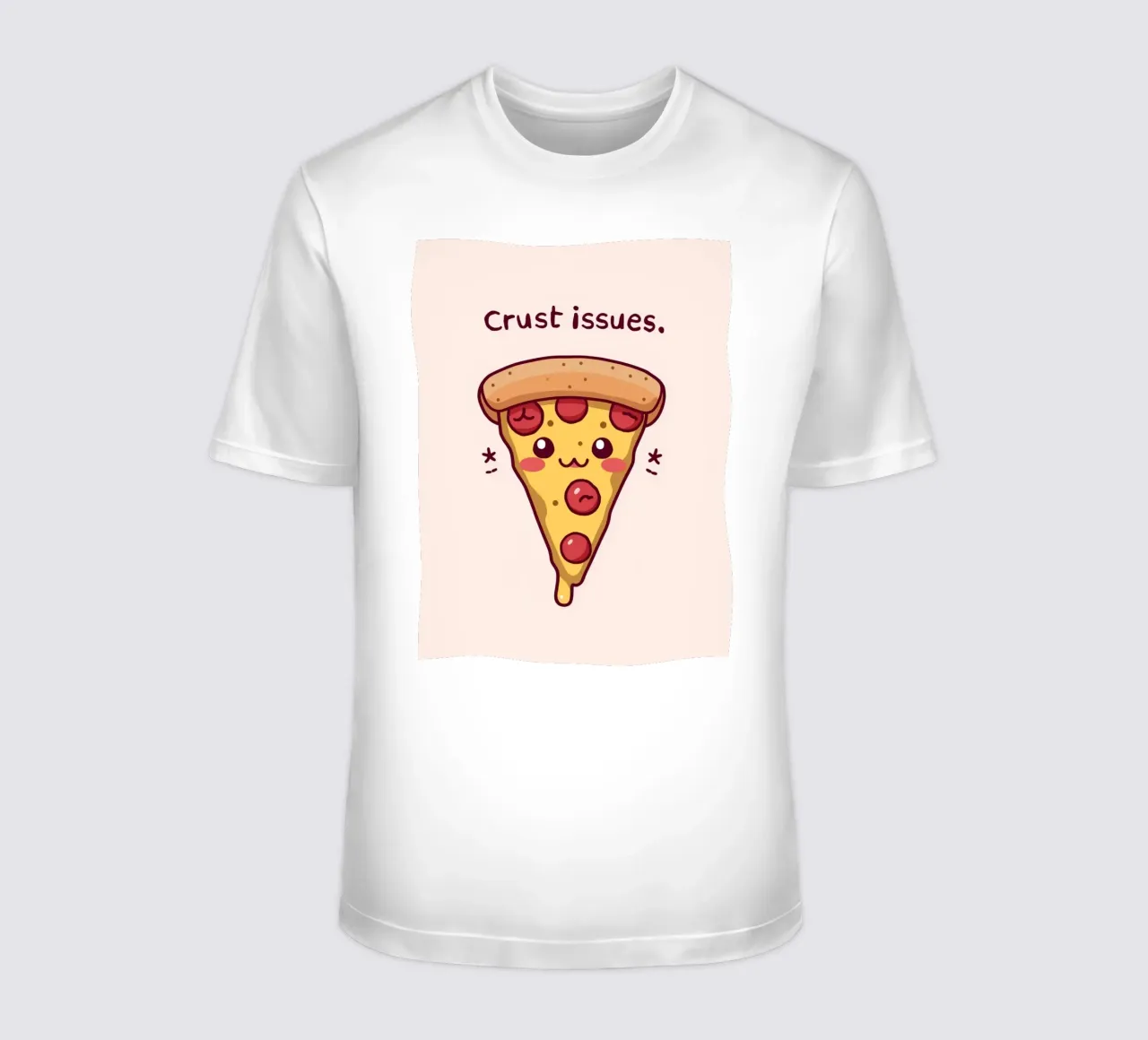 Fetta di pizza carina "Problemi di crosta t-shirt da DesignDoodle