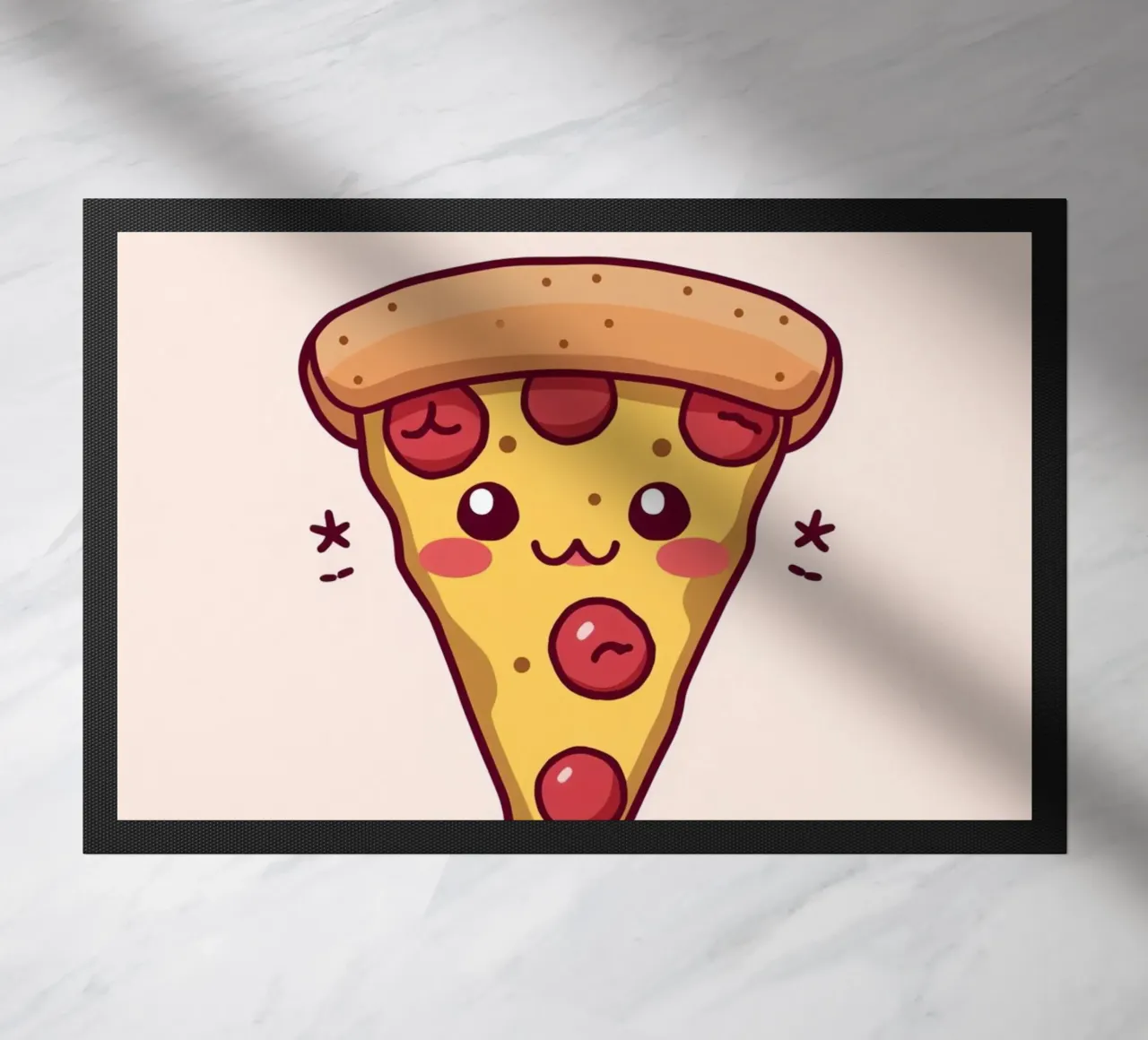 Fetta di pizza carina "Problemi di crosta zerbino da DesignDoodle