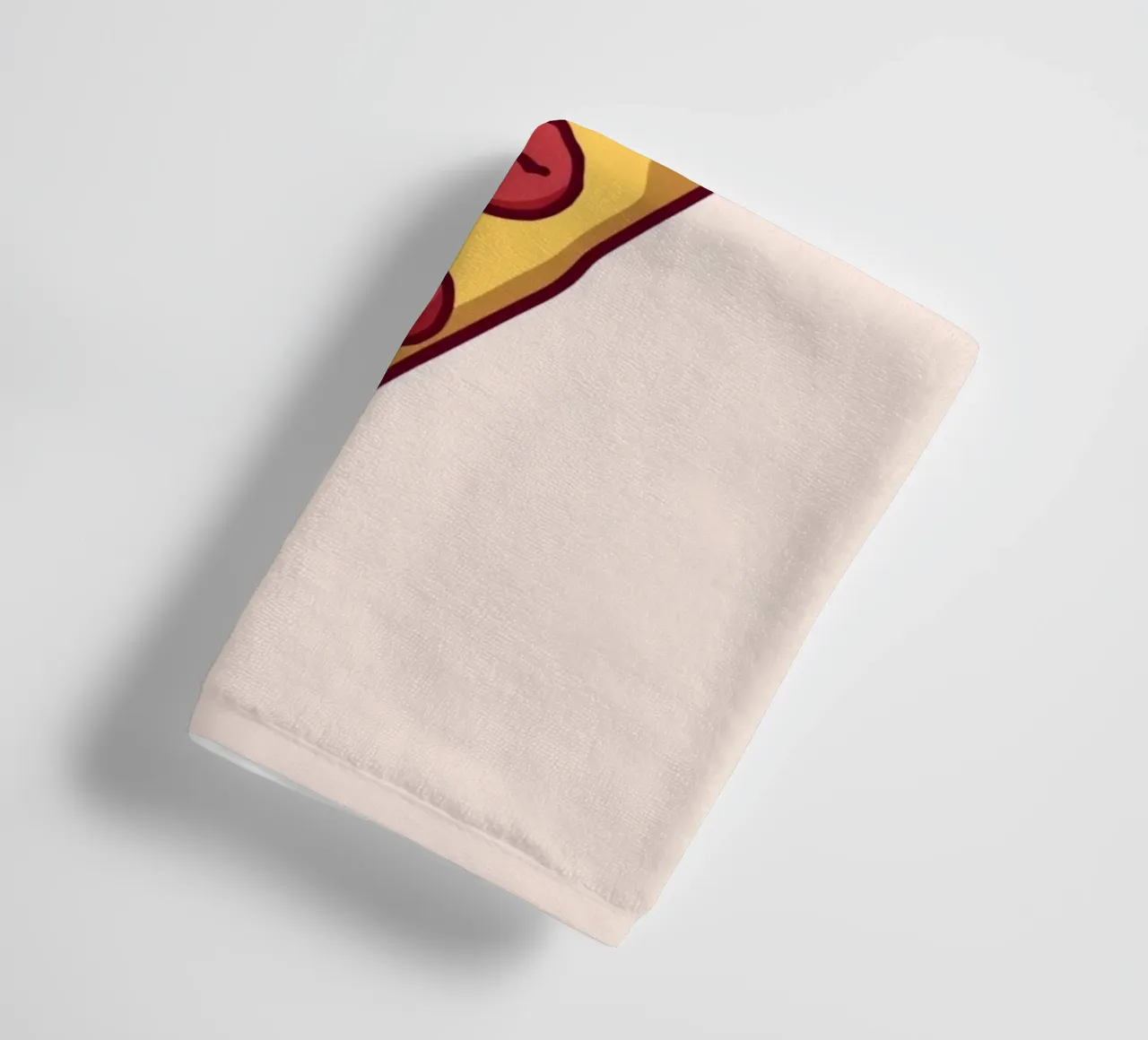 Schattige pizzaplak "Problemen met de korst". badhanddoek van DesignDoodle