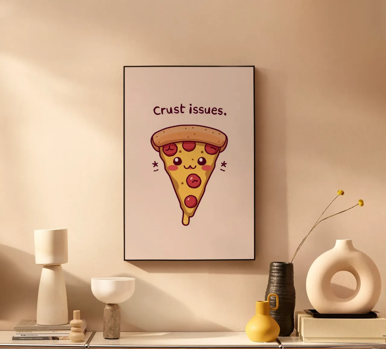 Fetta di pizza carina "Problemi di crosta plexiglass da DesignDoodle