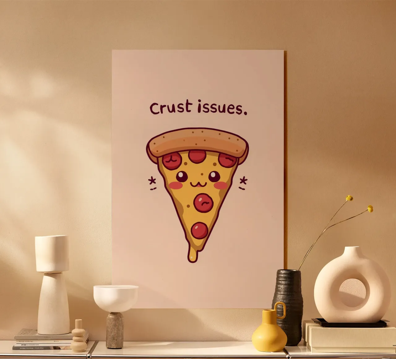 Fetta di pizza carina "Problemi di crosta plexiglass da DesignDoodle