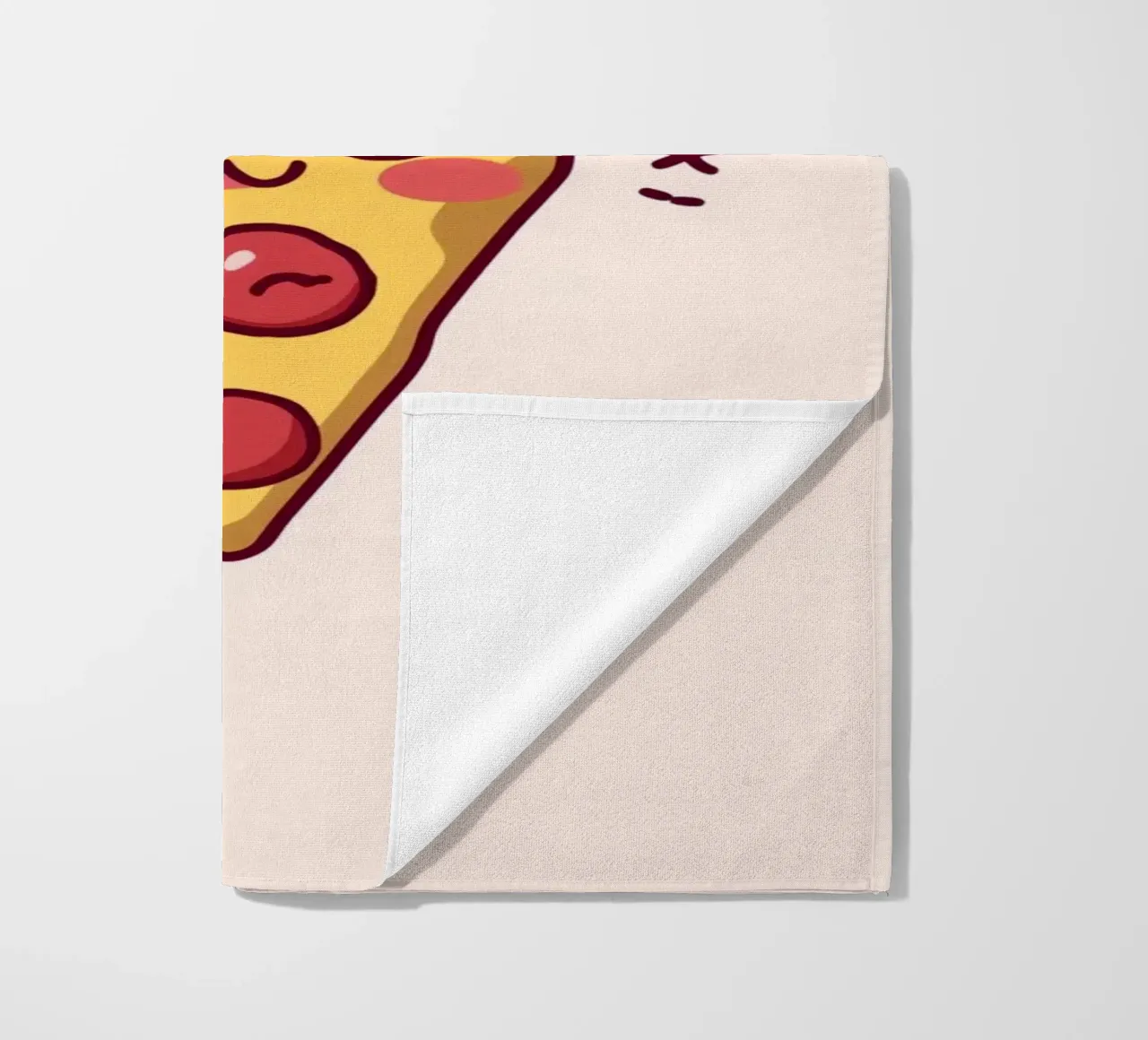 Fetta di pizza carina "Problemi di crosta telo mare da DesignDoodle