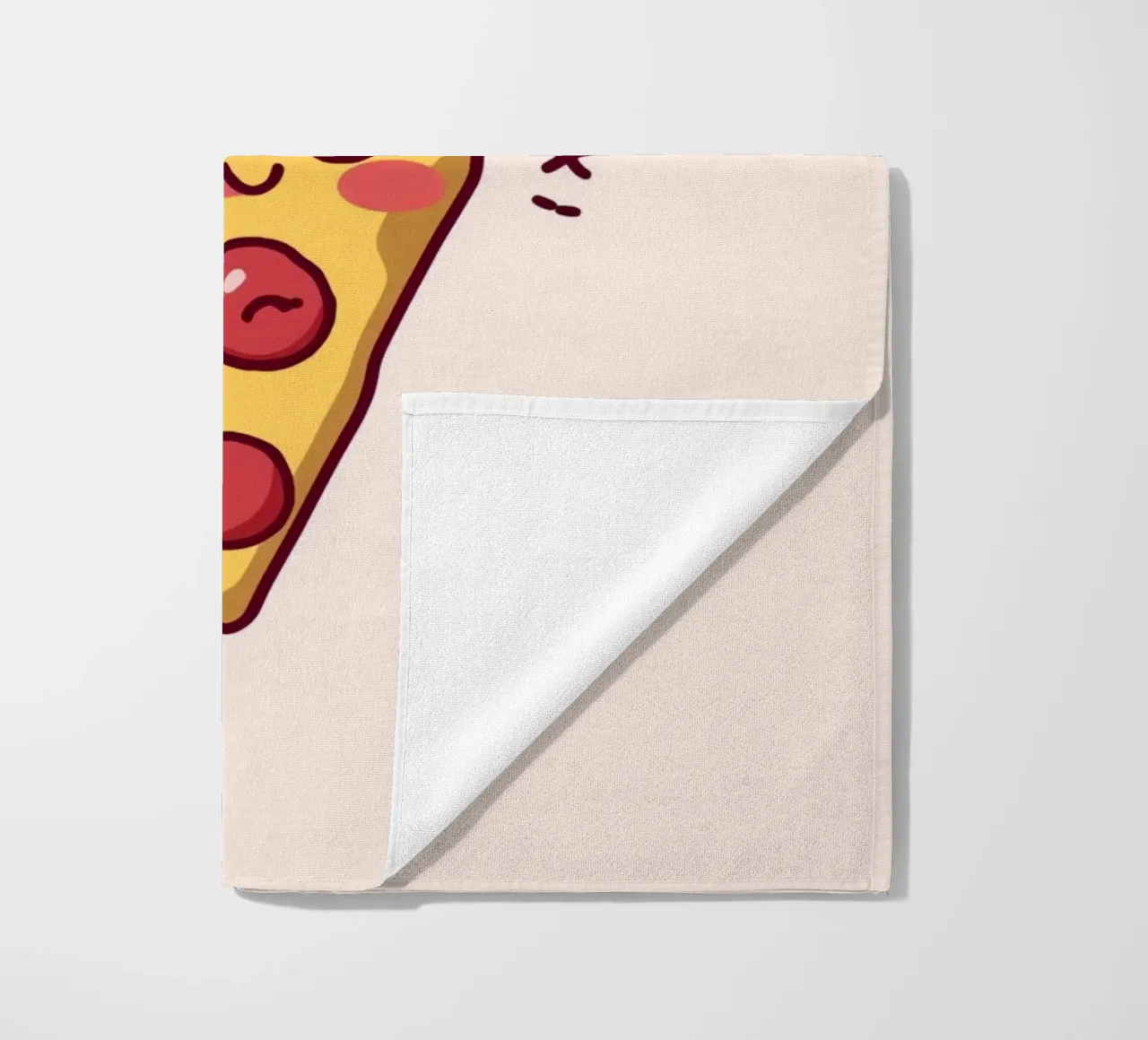 Fetta di pizza carina "Problemi di crosta telo mare da DesignDoodle
