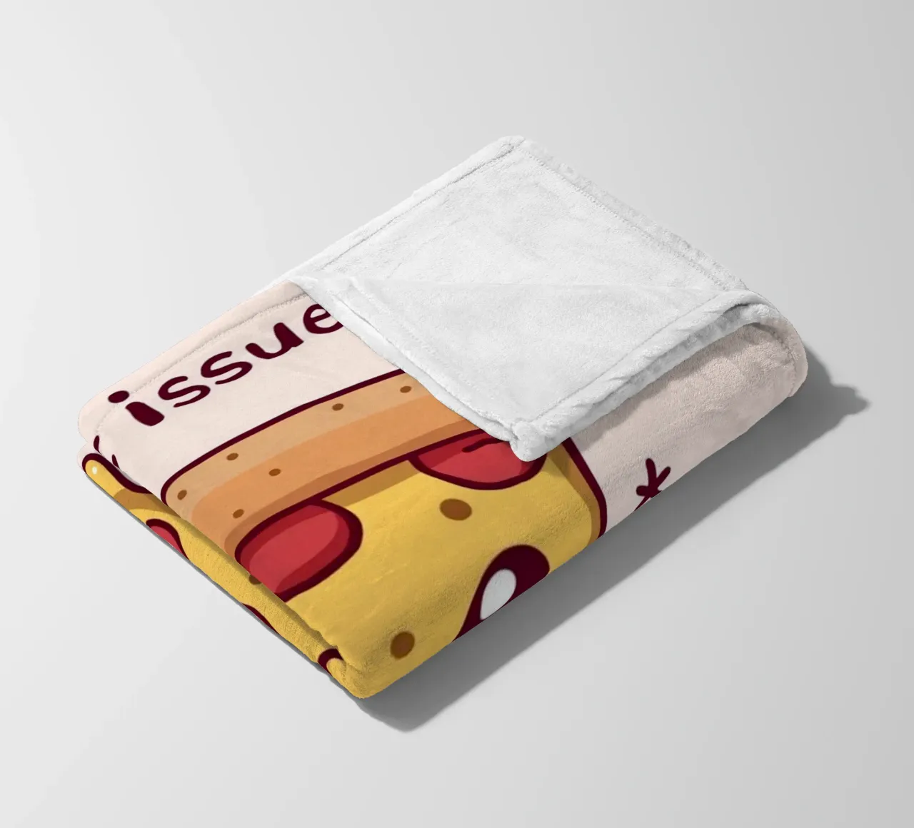 Fetta di pizza carina "Problemi di crosta coperta in pile da DesignDoodle
