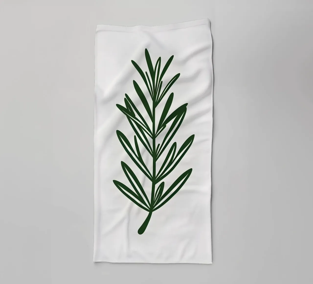 Rosmarin-Zweig Handtuch von Botanical Gallery