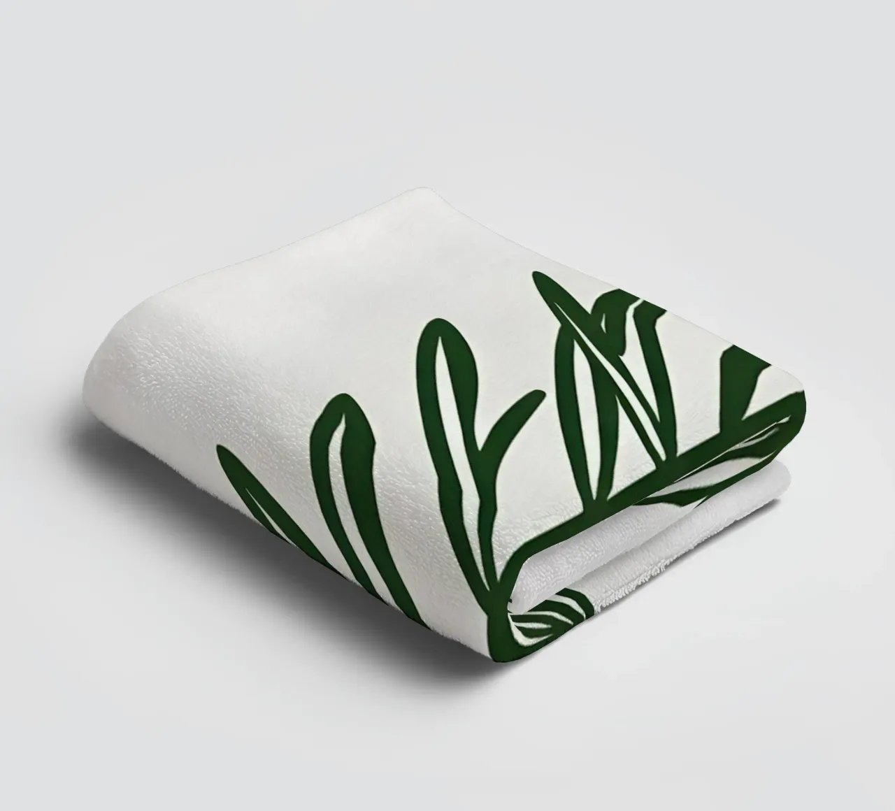 Rosmarin-Zweig Handtuch von Botanical Gallery