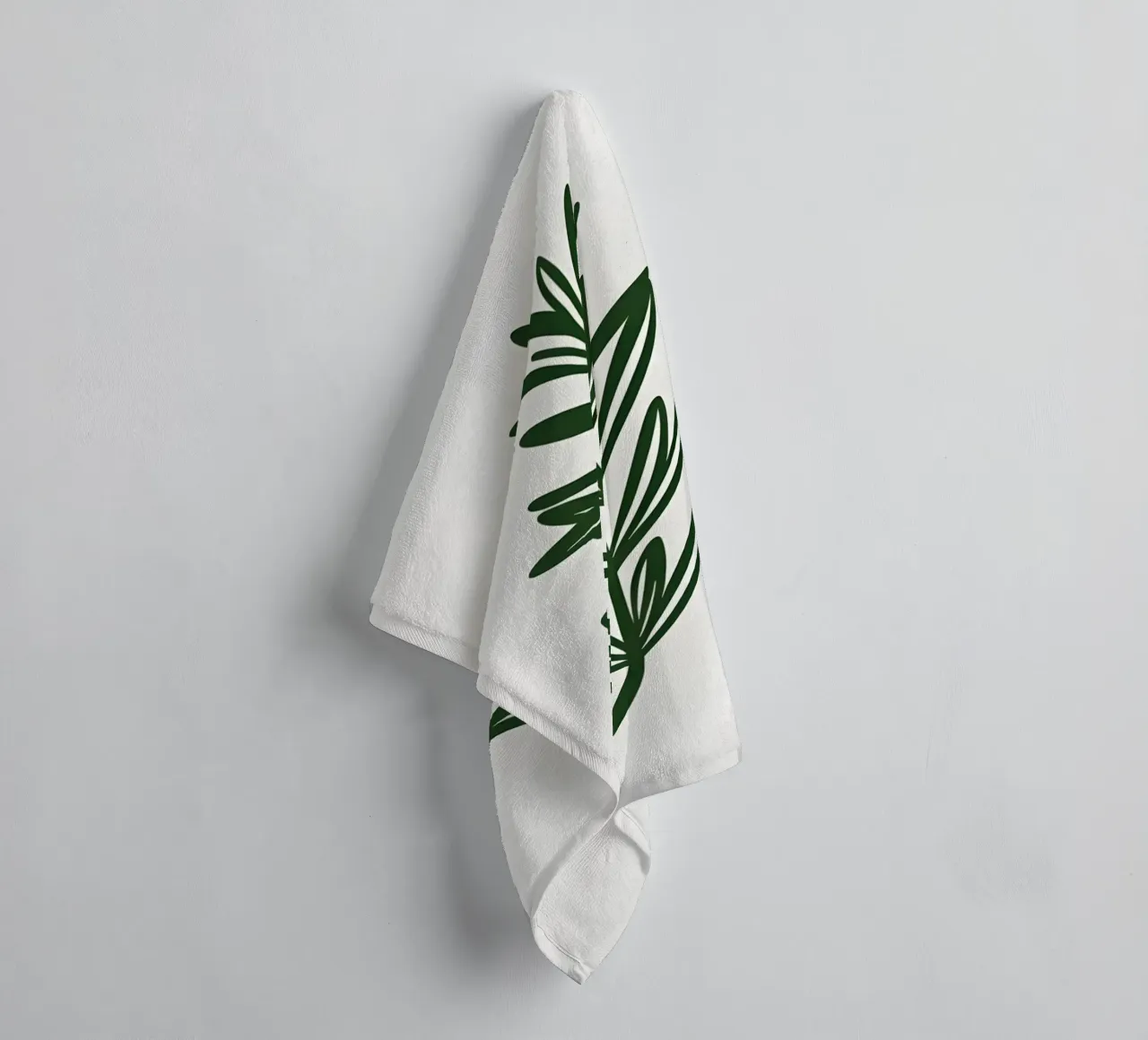 Rosmarin-Zweig Handtuch von Botanical Gallery