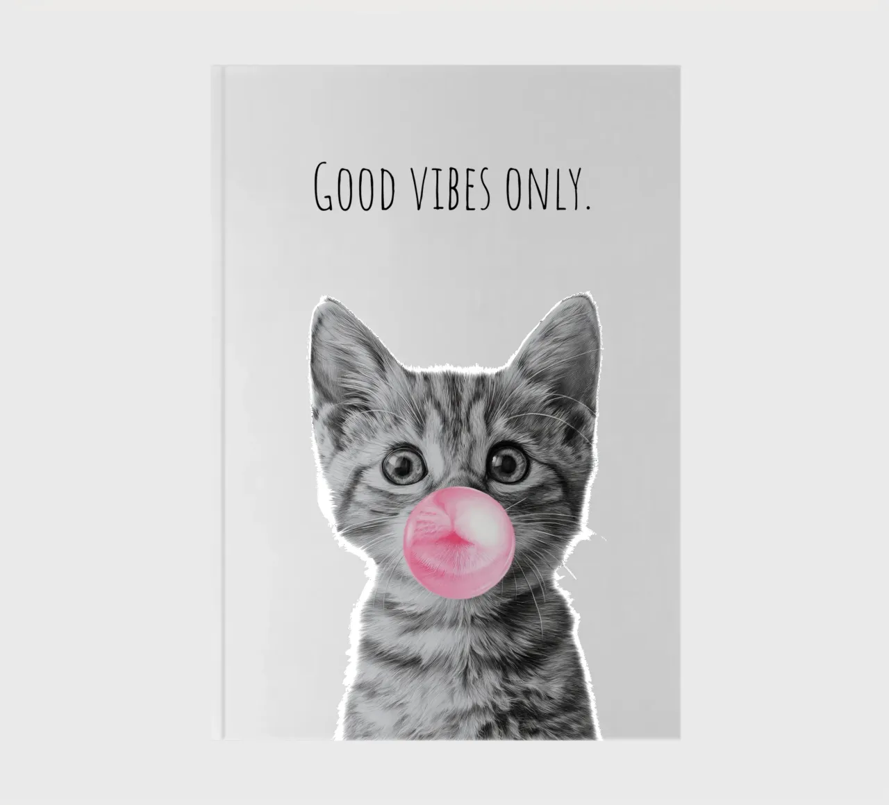 Cool cat - Good Vibes Only - rosa diario da Melanie Viola