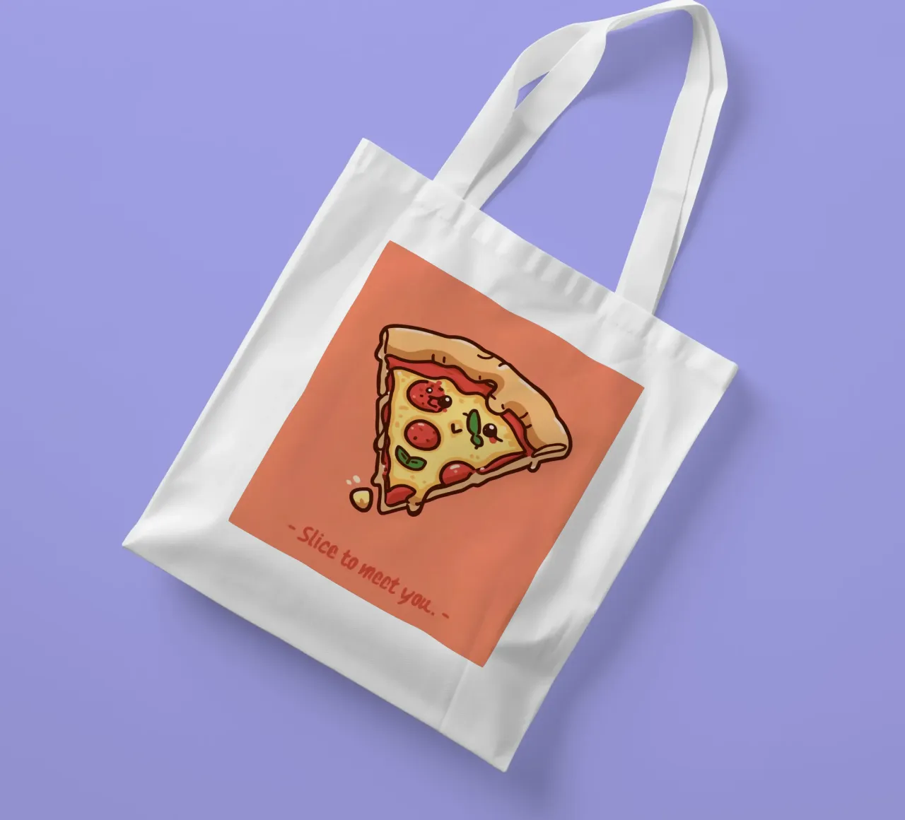 Una fetta per conoscerti borsa in juta da DesignDoodle