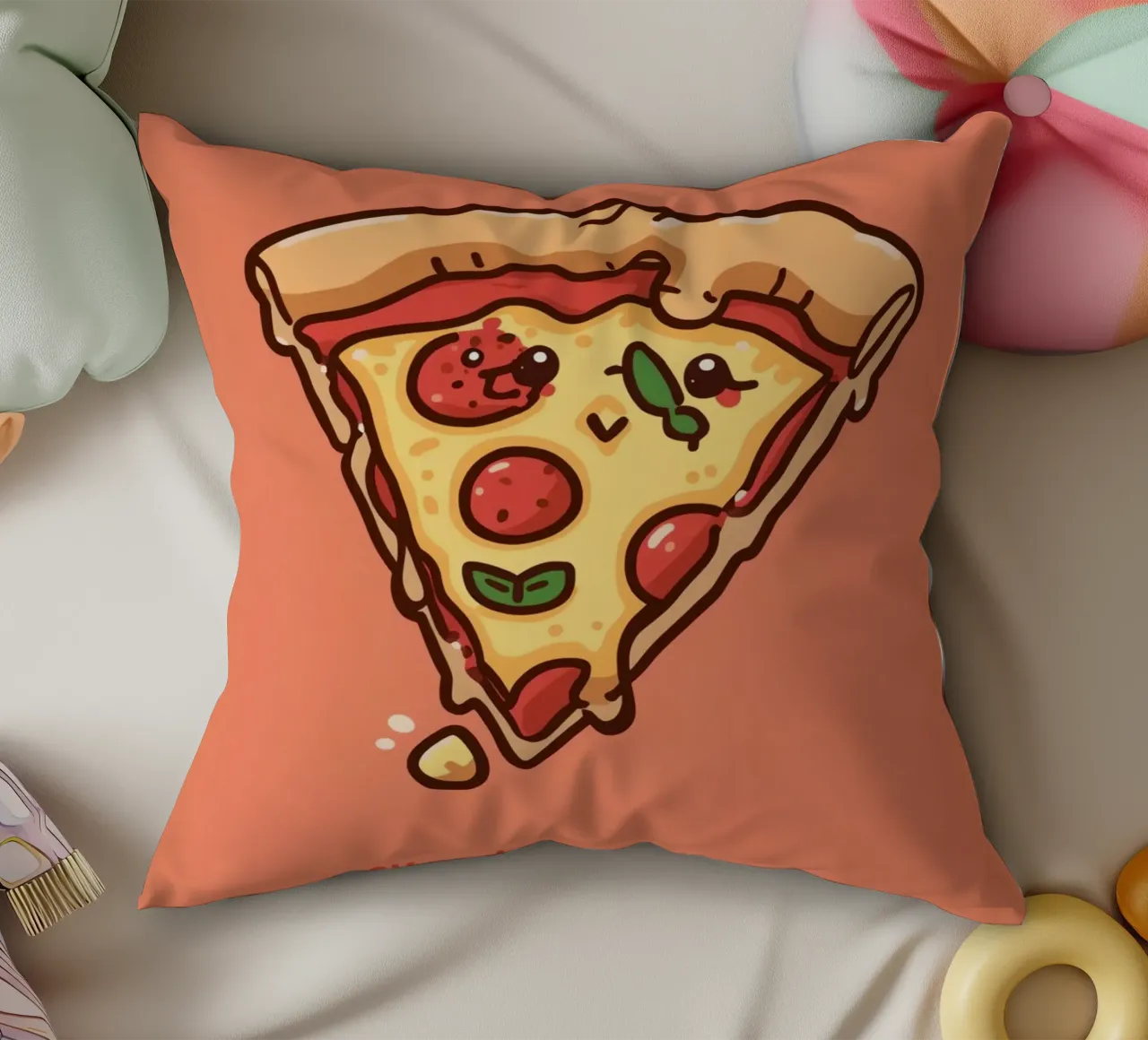 Una fetta per conoscerti cuscino da DesignDoodle