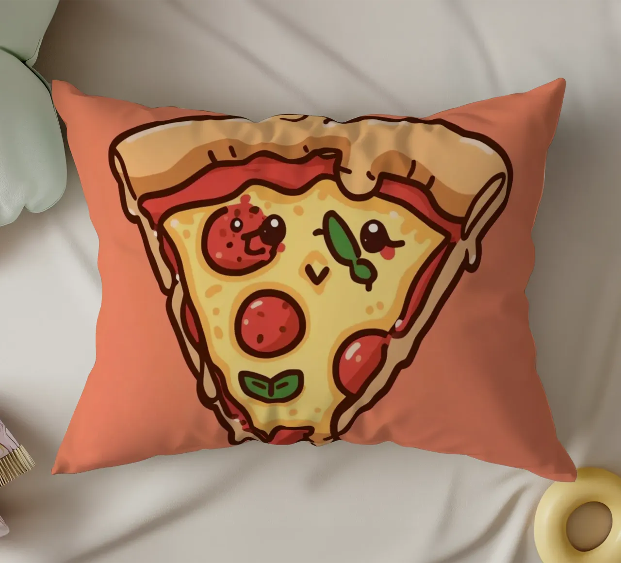 Una fetta per conoscerti cuscino da DesignDoodle