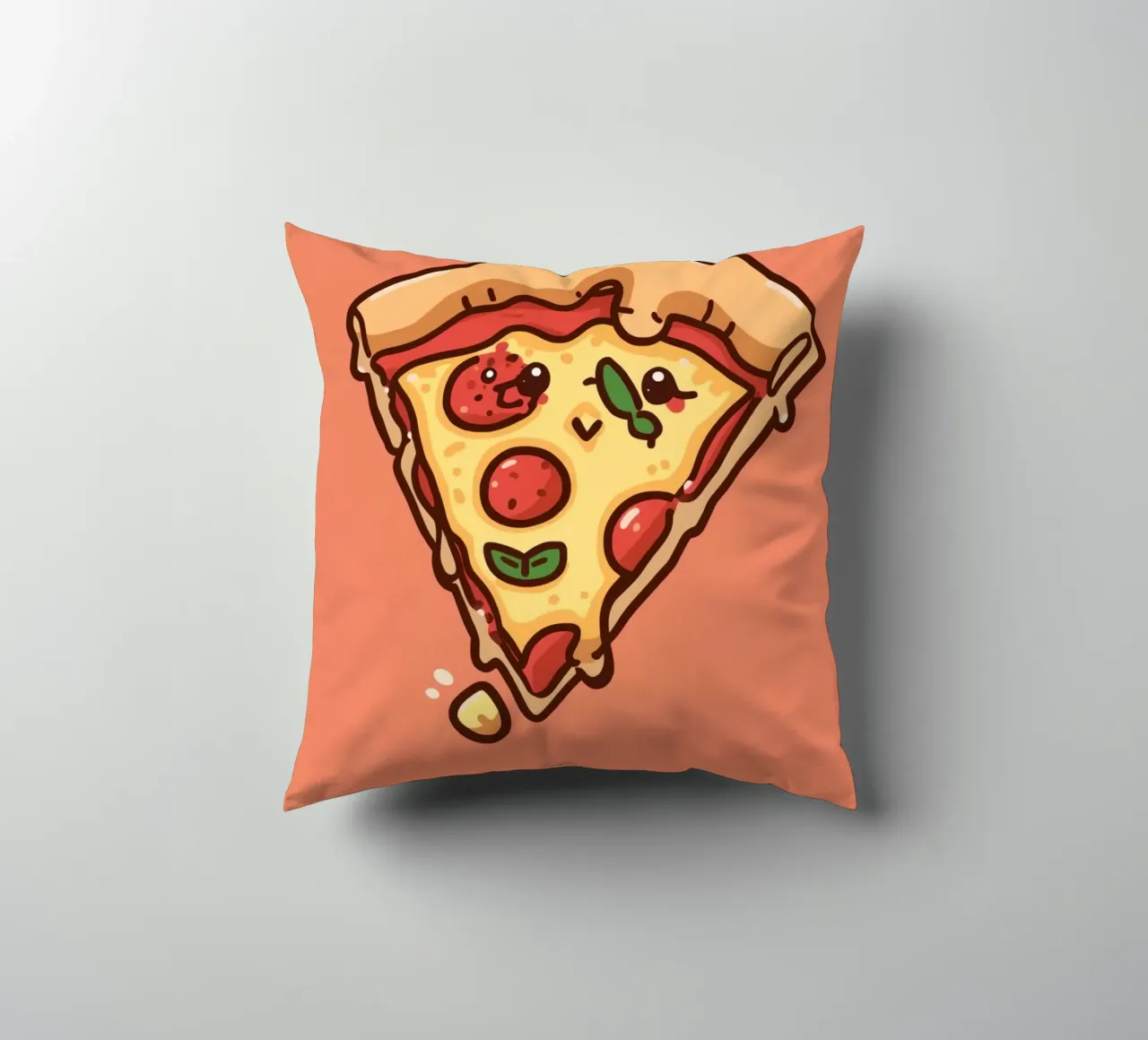 Una fetta per conoscerti cuscino da DesignDoodle