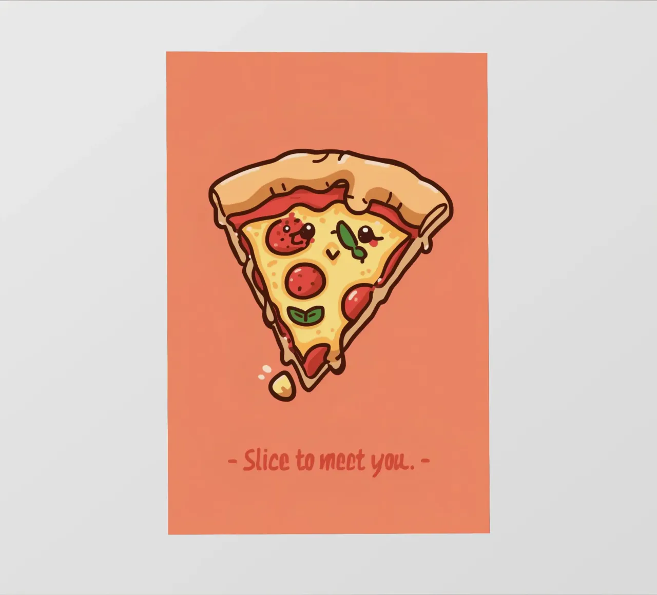 Una fetta per conoscerti telo in pvc da DesignDoodle