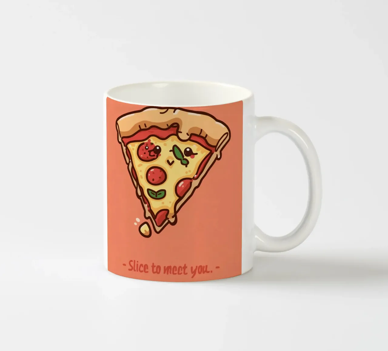 Una fetta per conoscerti tazza in ceramica da DesignDoodle