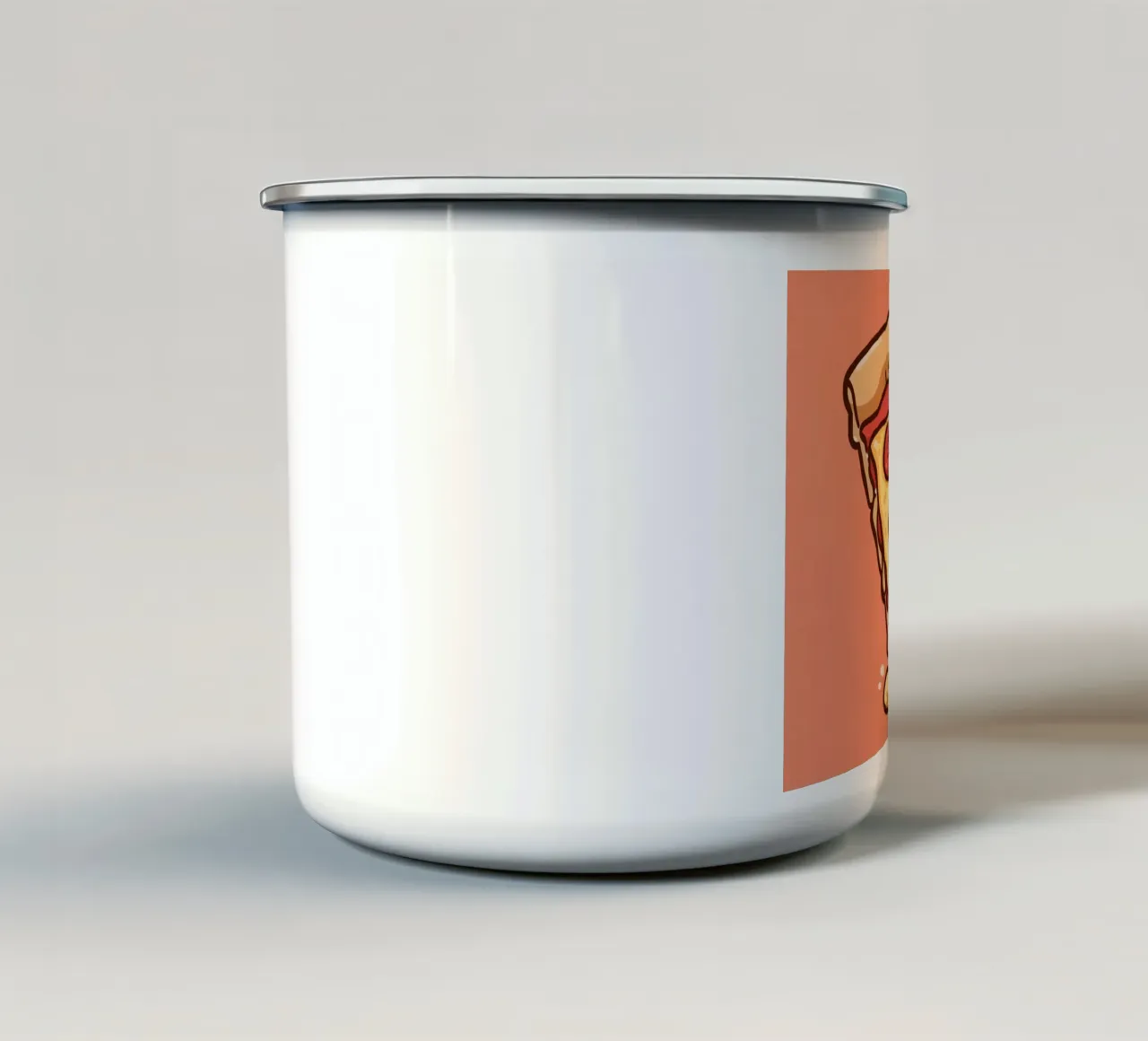 Una fetta per conoscerti tazza in smalto da DesignDoodle