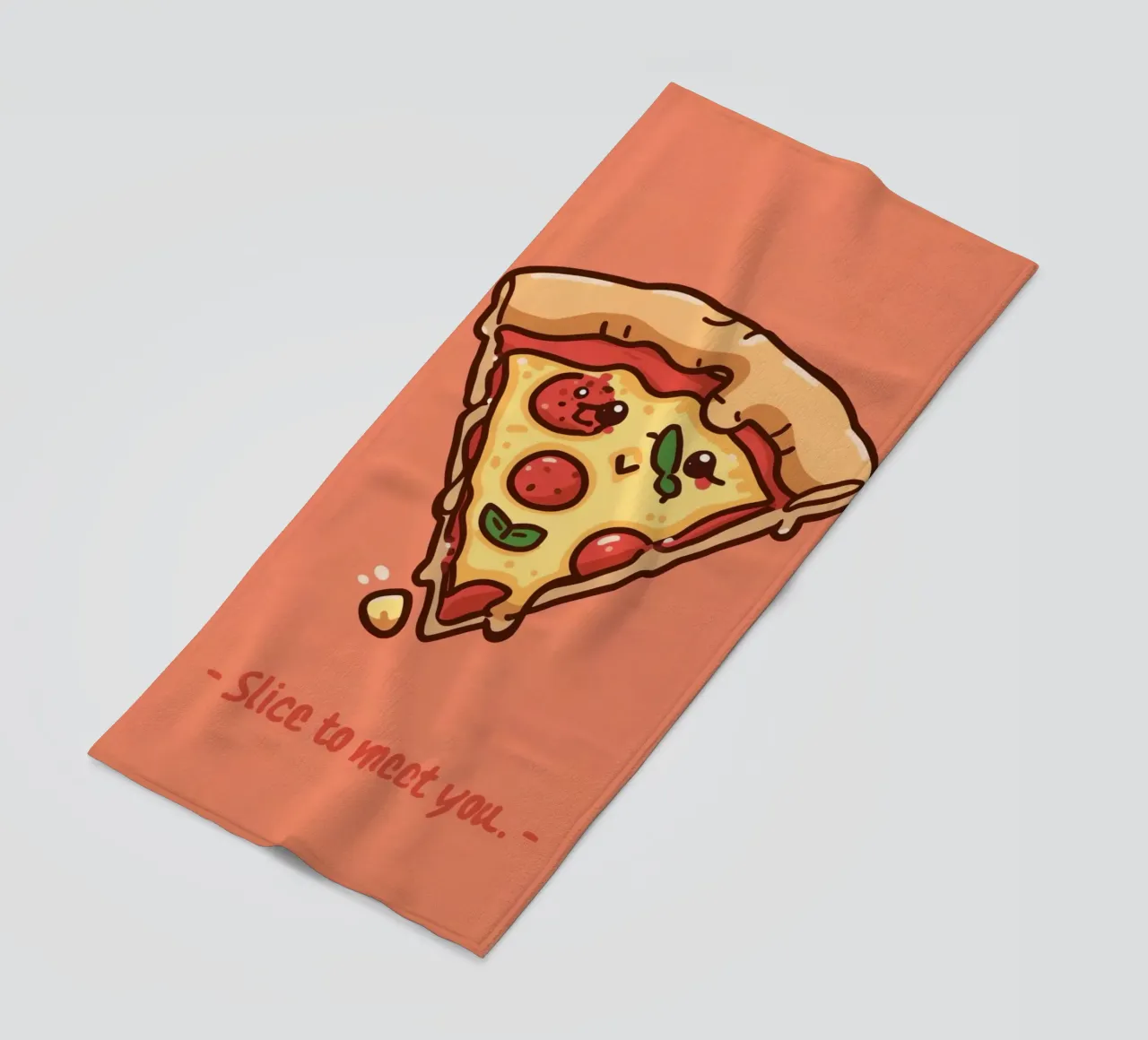 Una fetta per conoscerti telo mare da DesignDoodle