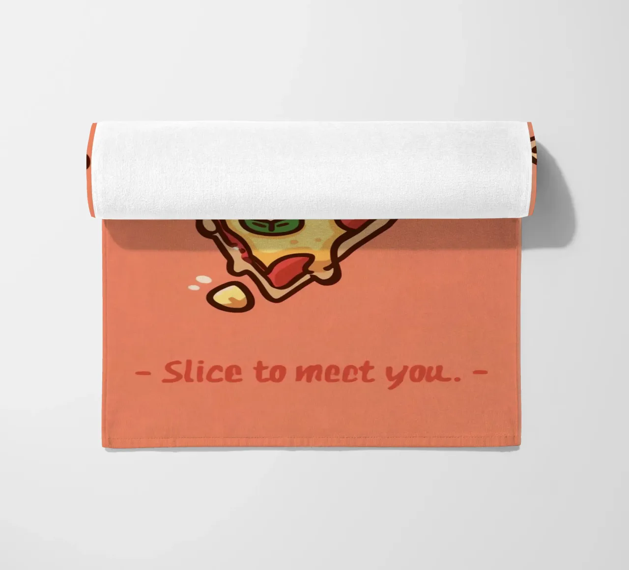 Una fetta per conoscerti telo mare da DesignDoodle