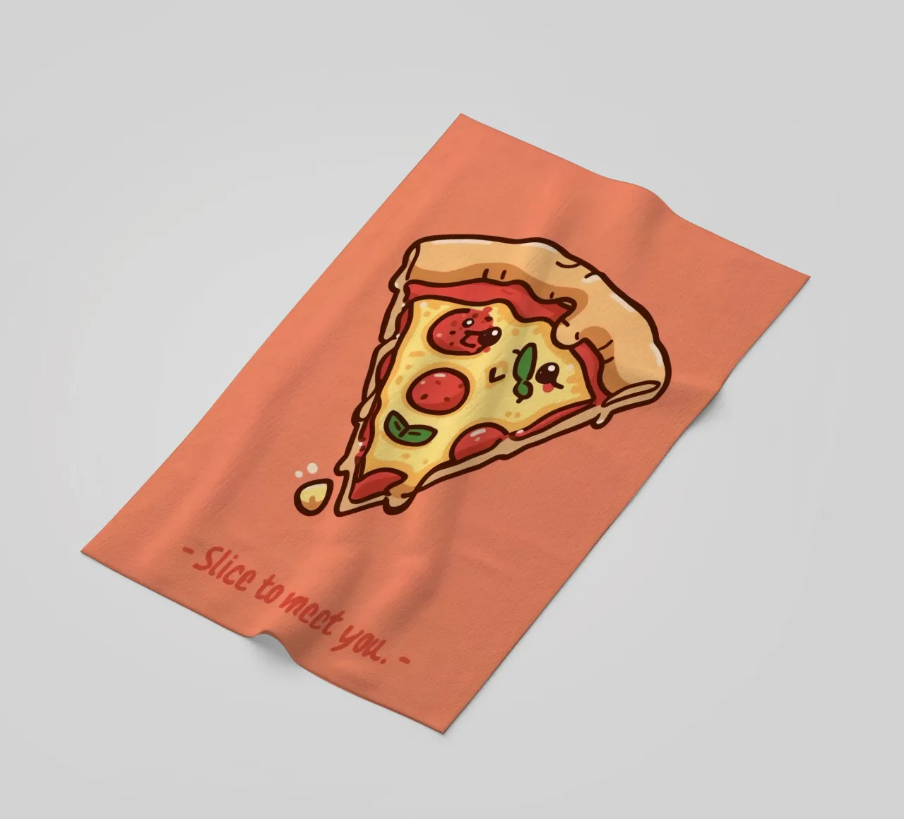 Una fetta per conoscerti telo mare da DesignDoodle