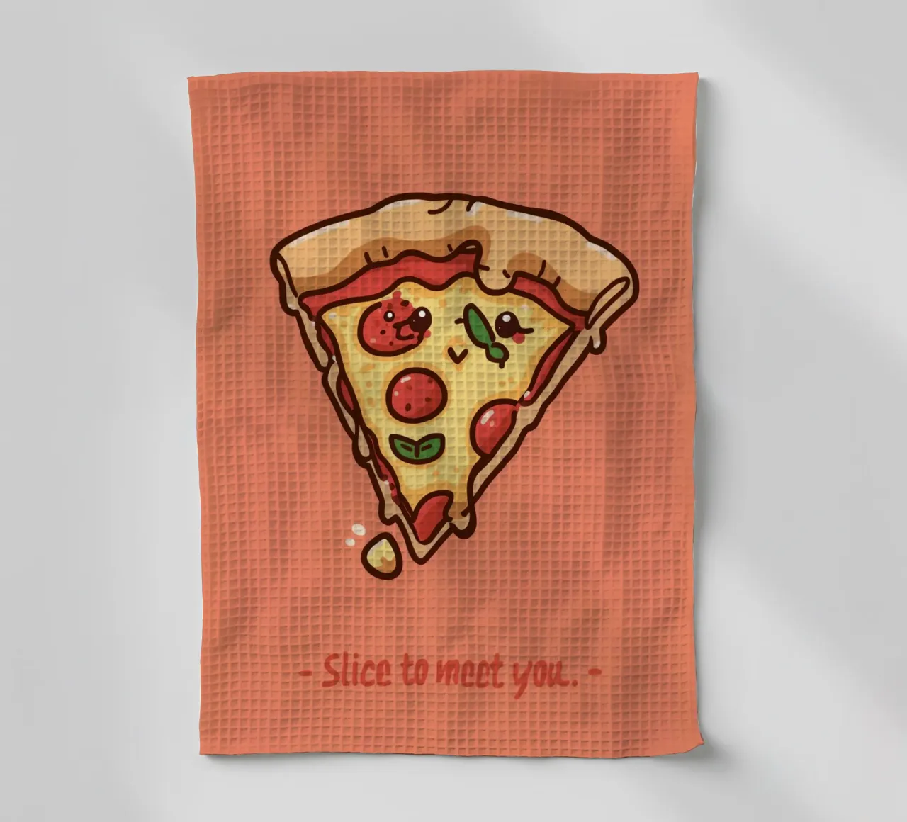 Una fetta per conoscerti canovaccio da cucina da DesignDoodle